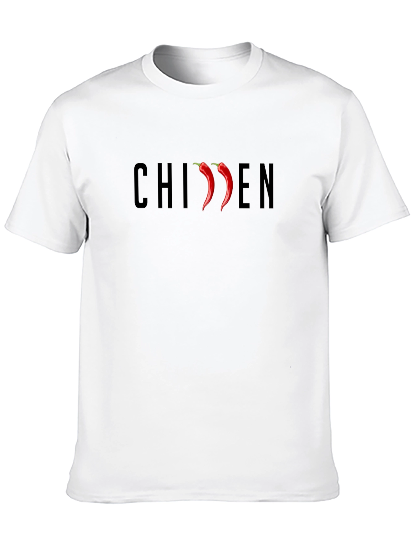 Chilli Pepper Graphic Black T-Shirt