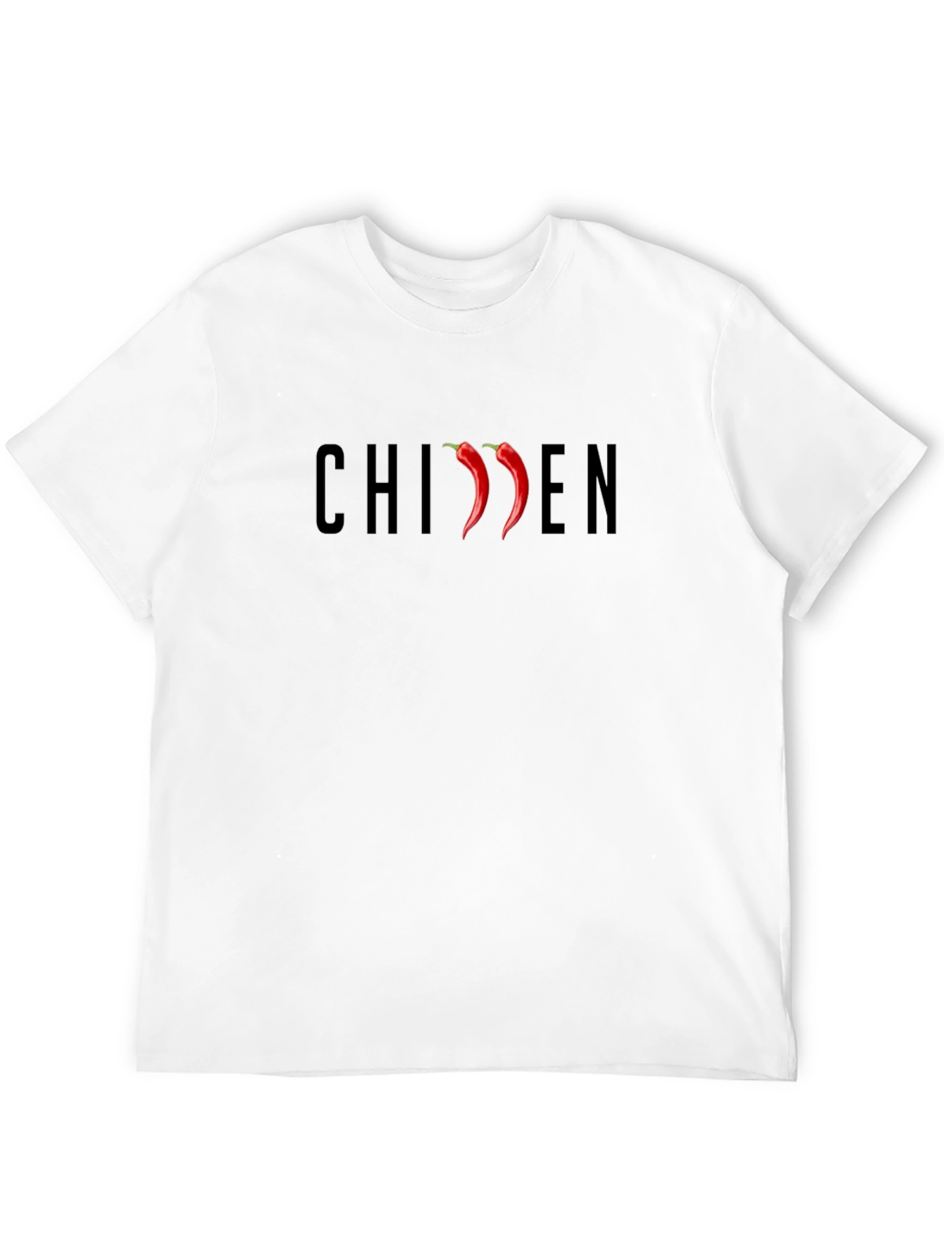 Chilli Pepper Graphic Black T-Shirt