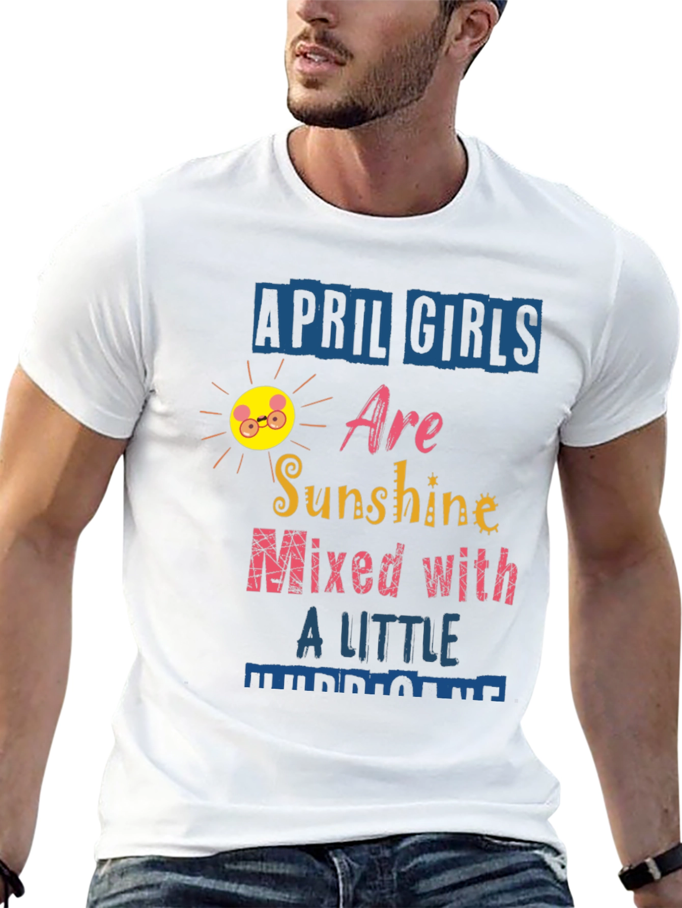 April Girls Sunshine Graphic T-Shirt