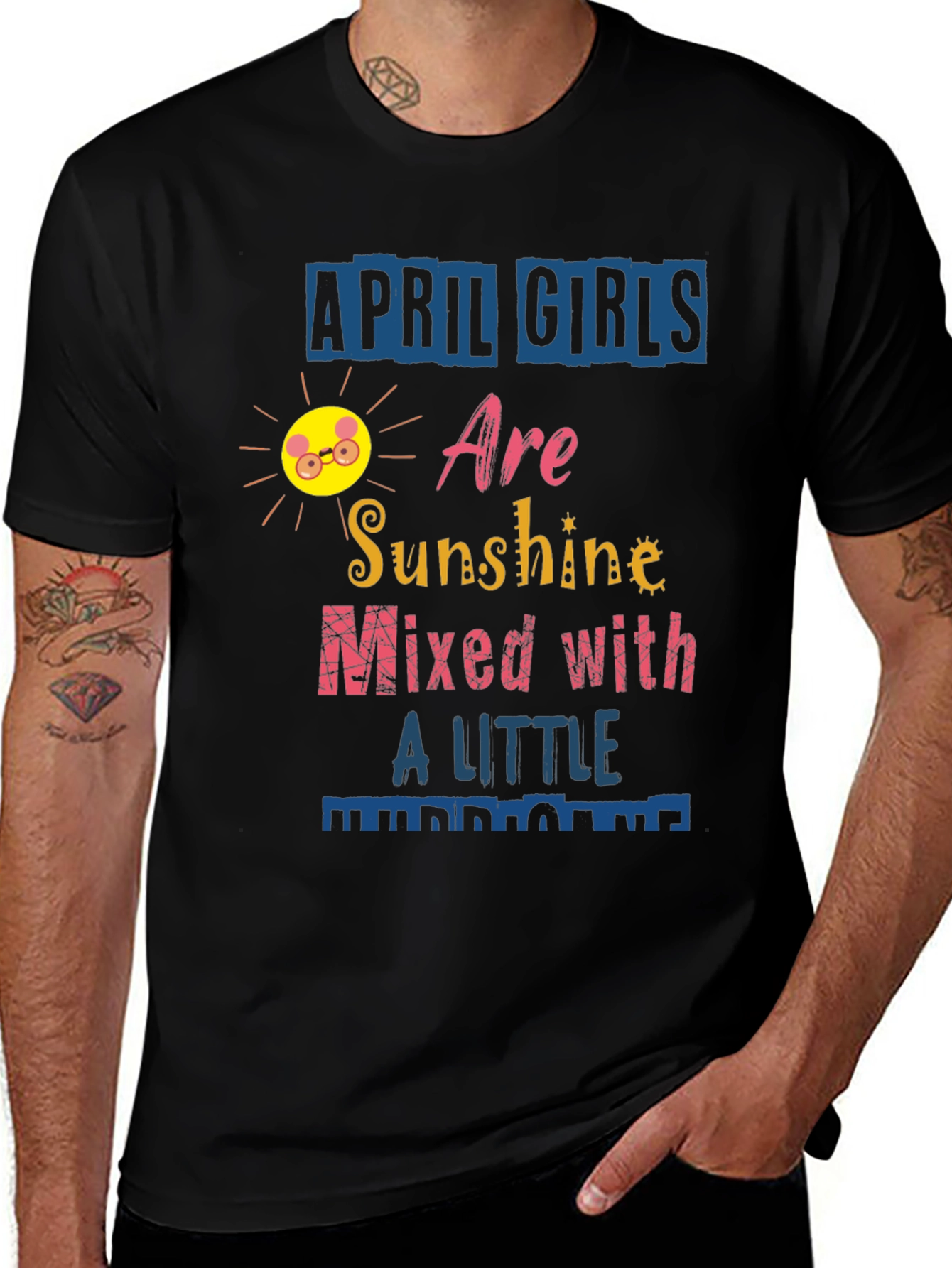 April Girls Sunshine Graphic T-Shirt