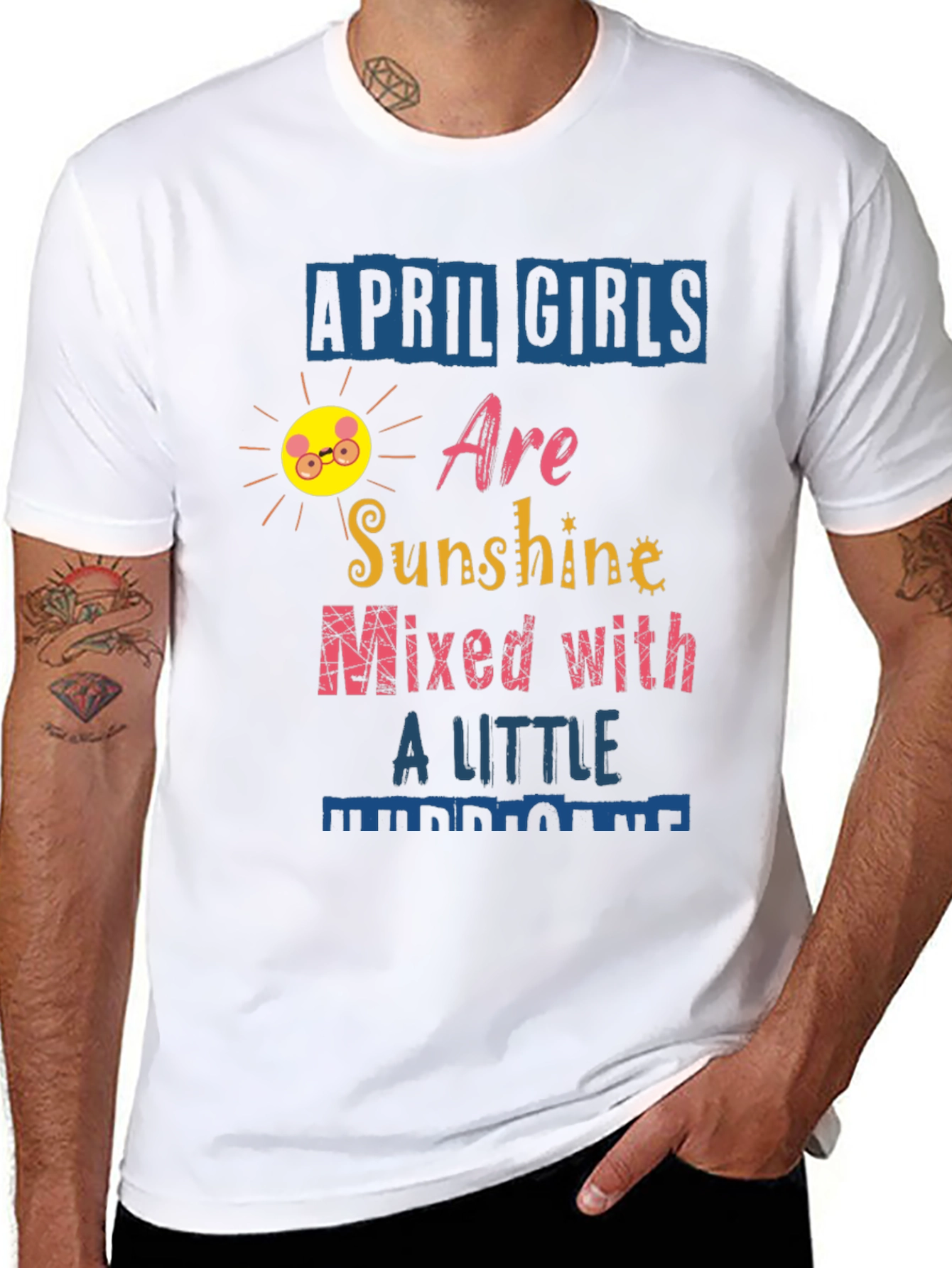 April Girls Sunshine Graphic T-Shirt