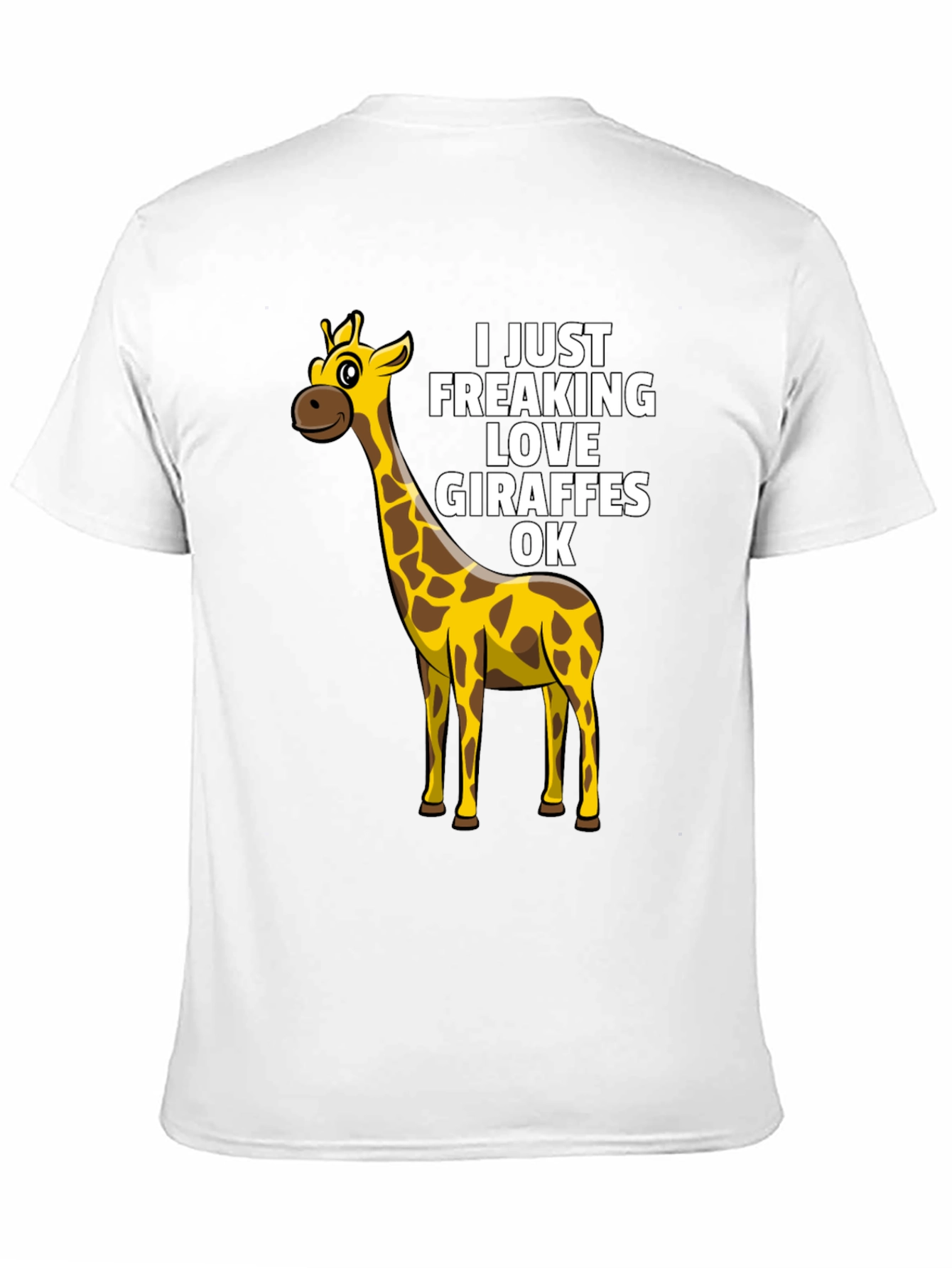 Giraffe Lover T-Shirt - Funny Graphic Tee