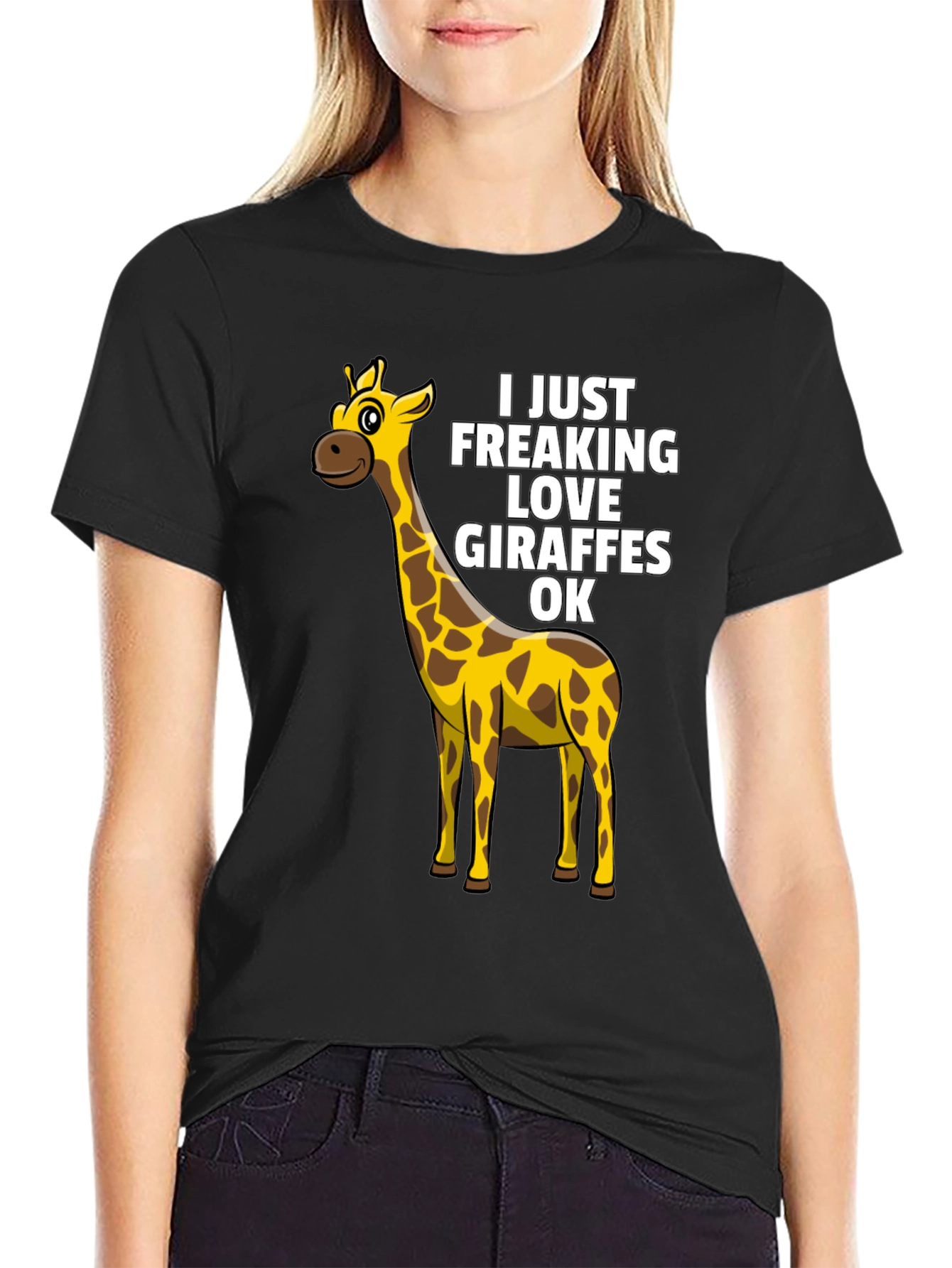 Giraffe Lover T-Shirt - Funny Graphic Tee