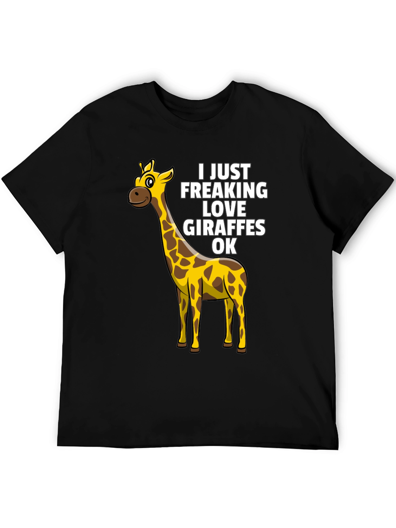 Giraffe Lover T-Shirt - Funny Graphic Tee