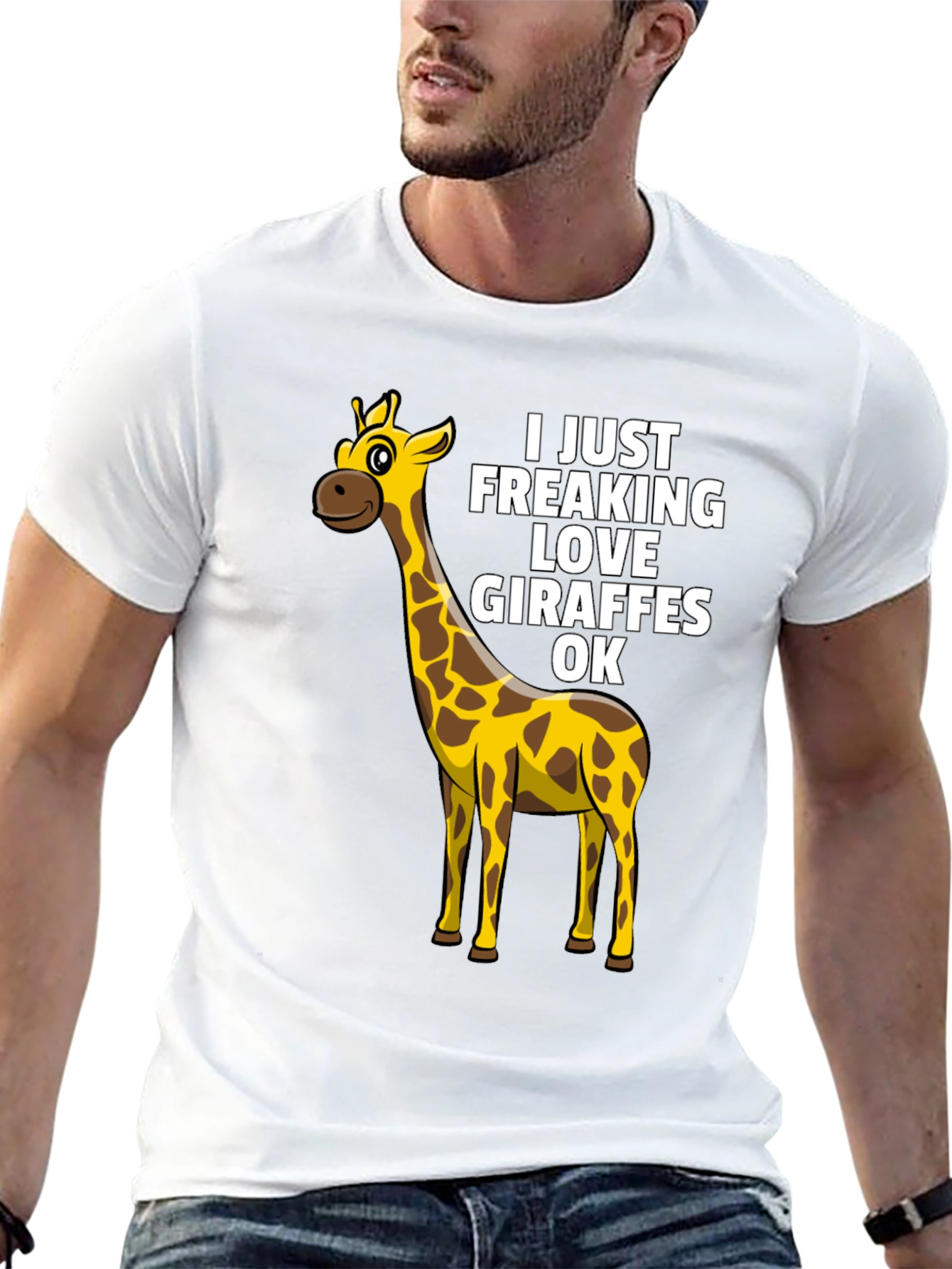 Giraffe Lover T-Shirt - Funny Graphic Tee