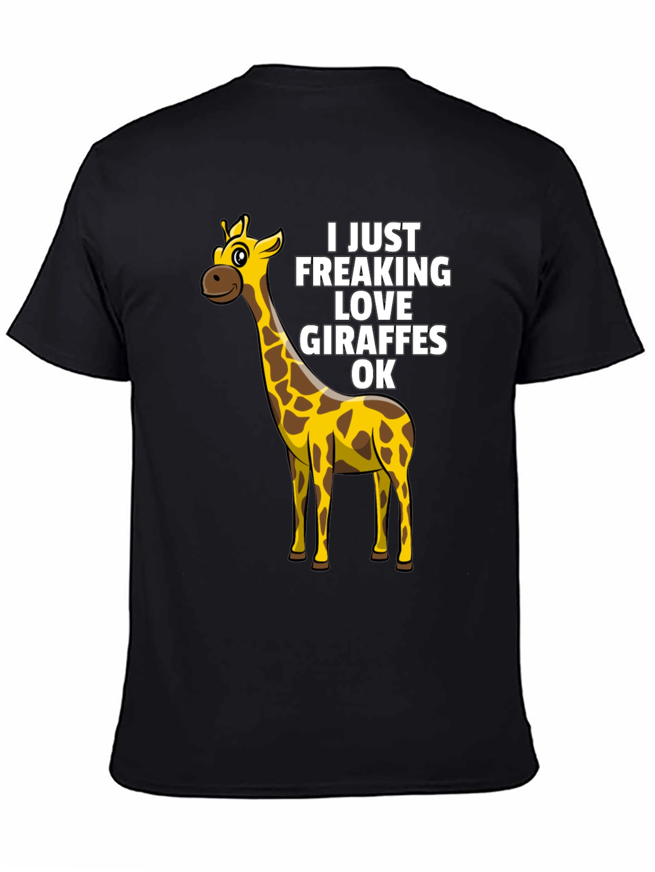 Giraffe Lover T-Shirt - Funny Graphic Tee