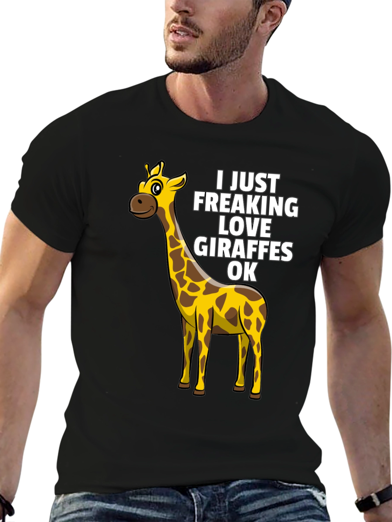 Giraffe Lover T-Shirt - Funny Graphic Tee