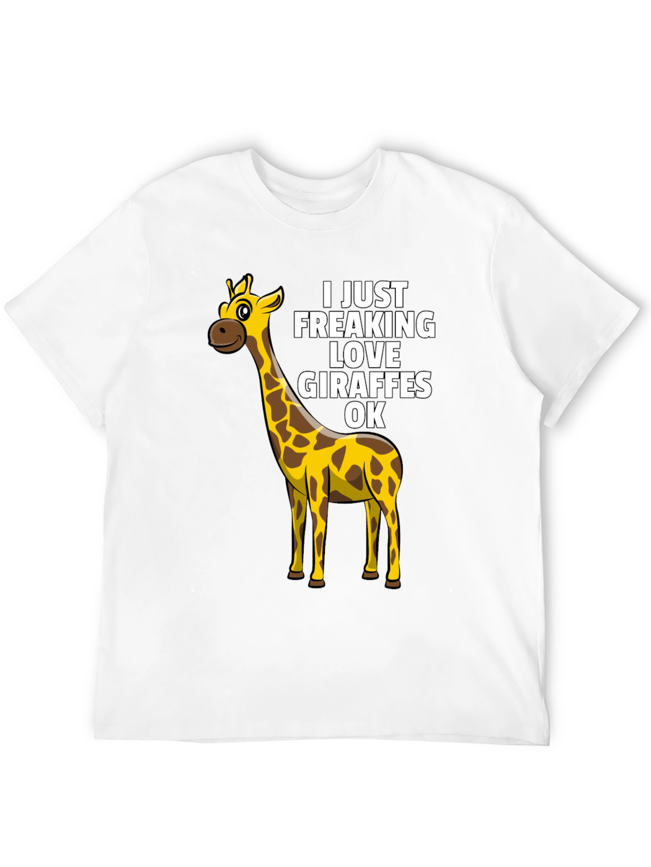 Giraffe Lover T-Shirt - Funny Graphic Tee