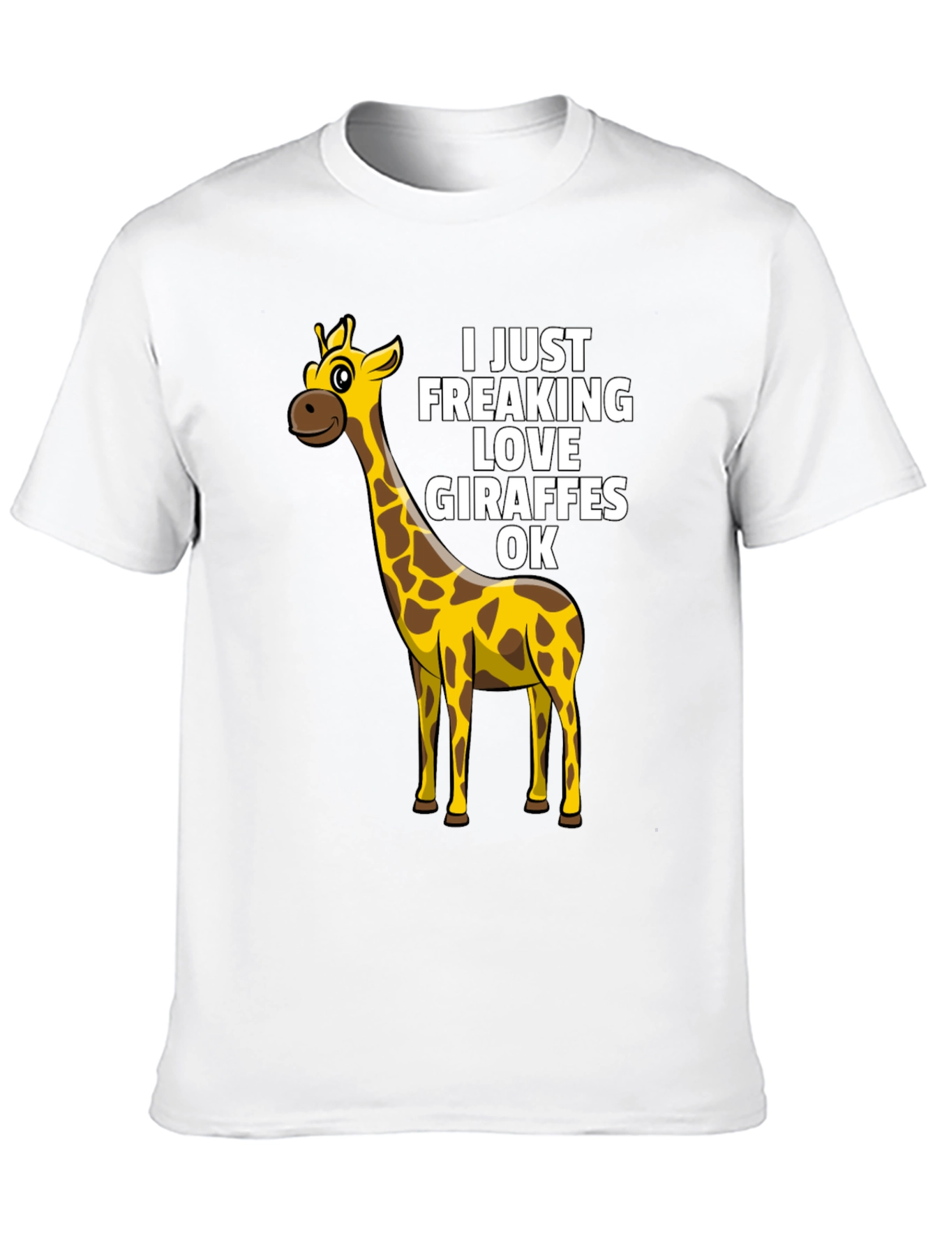 Giraffe Lover T-Shirt - Funny Graphic Tee