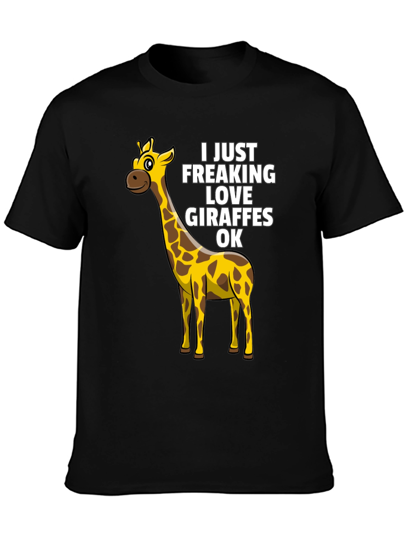 Giraffe Lover T-Shirt - Funny Graphic Tee