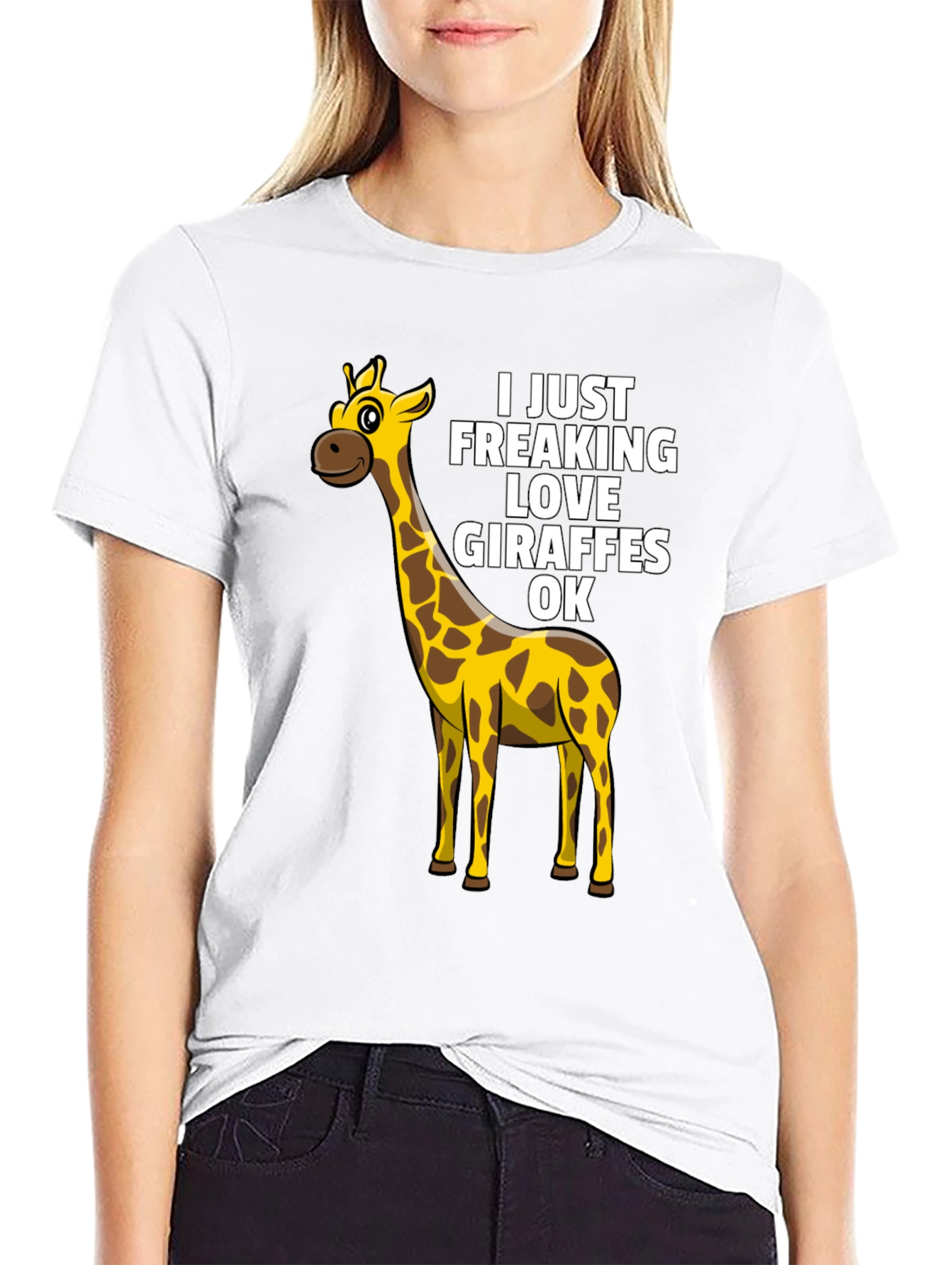 Giraffe Lover T-Shirt - Funny Graphic Tee
