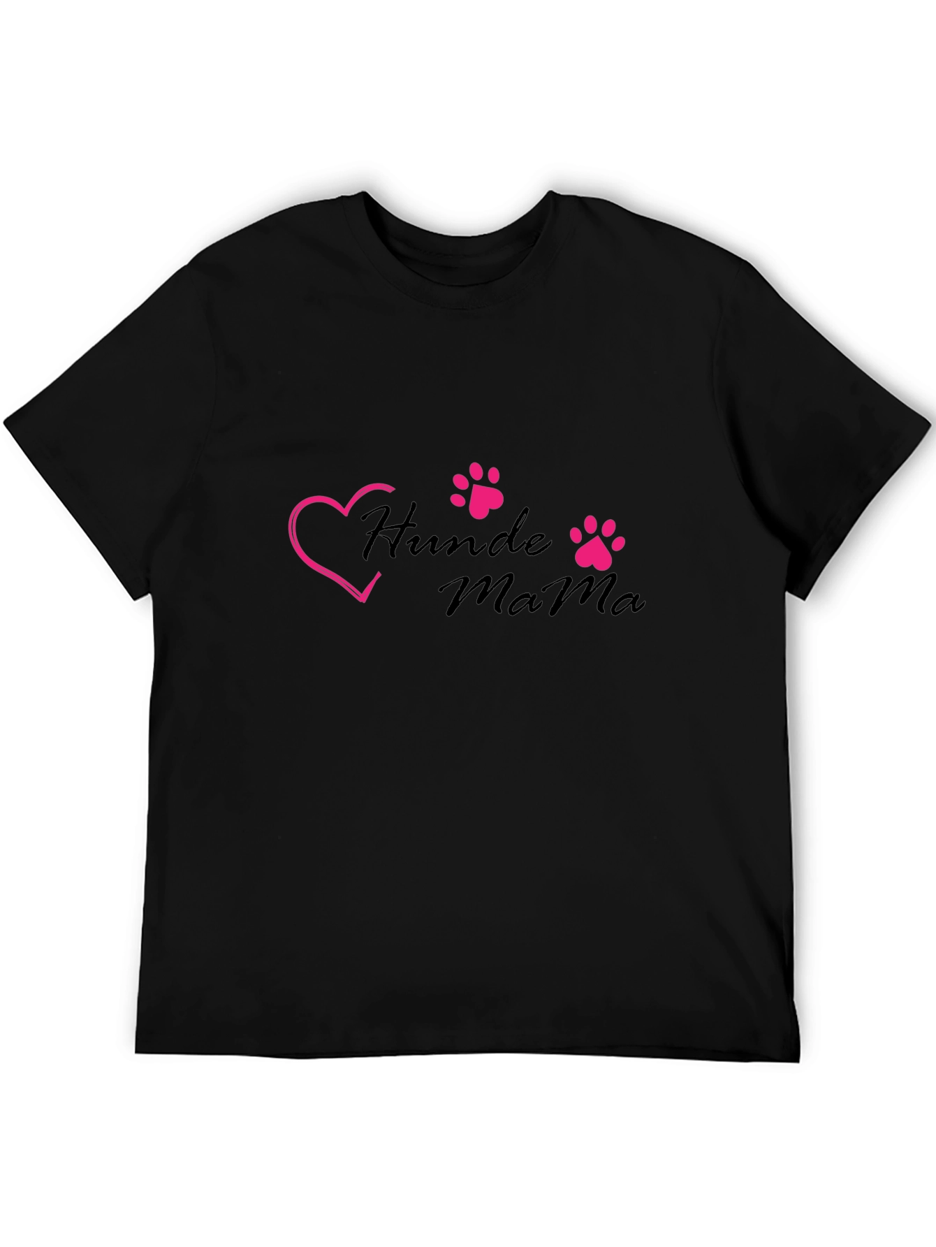 Hunde Mama Black T-Shirt - Dog Mom Pride
