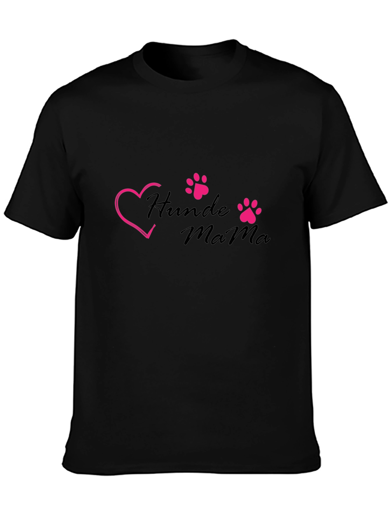 Hunde Mama Black T-Shirt - Dog Mom Pride
