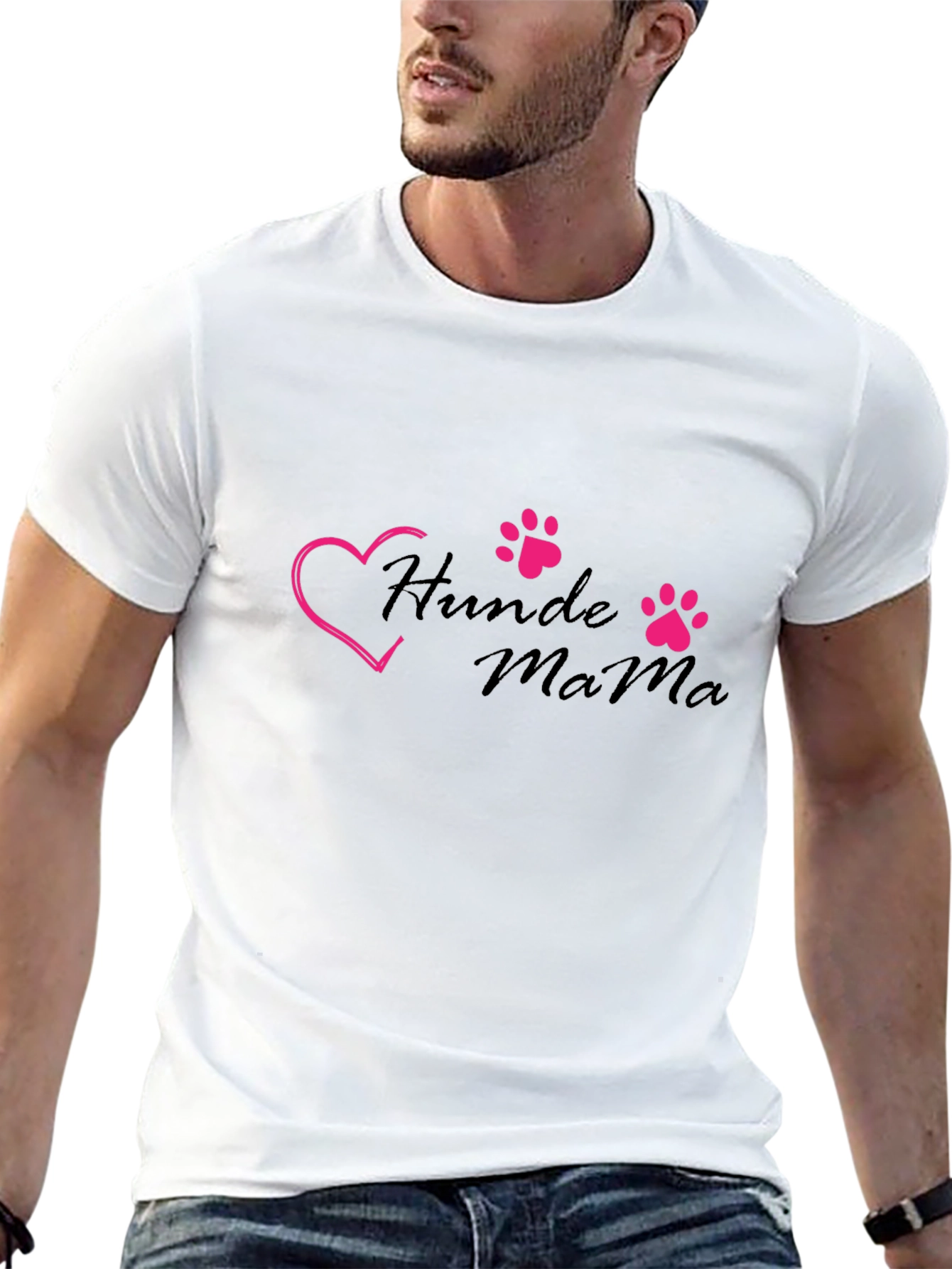 Hunde Mama Black T-Shirt - Dog Mom Pride