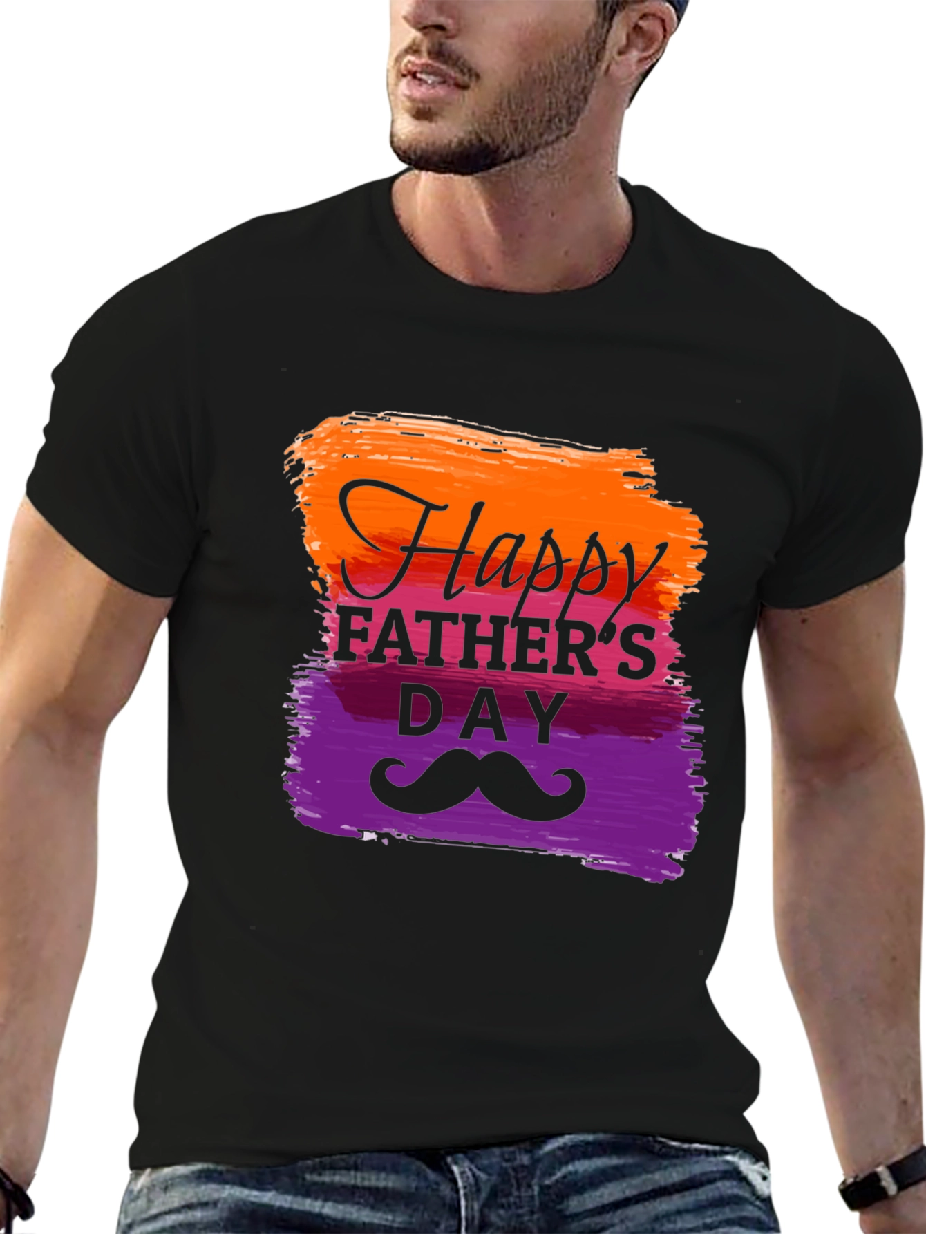 Happy Fathers Day T-Shirt - Stylish Dad Tee