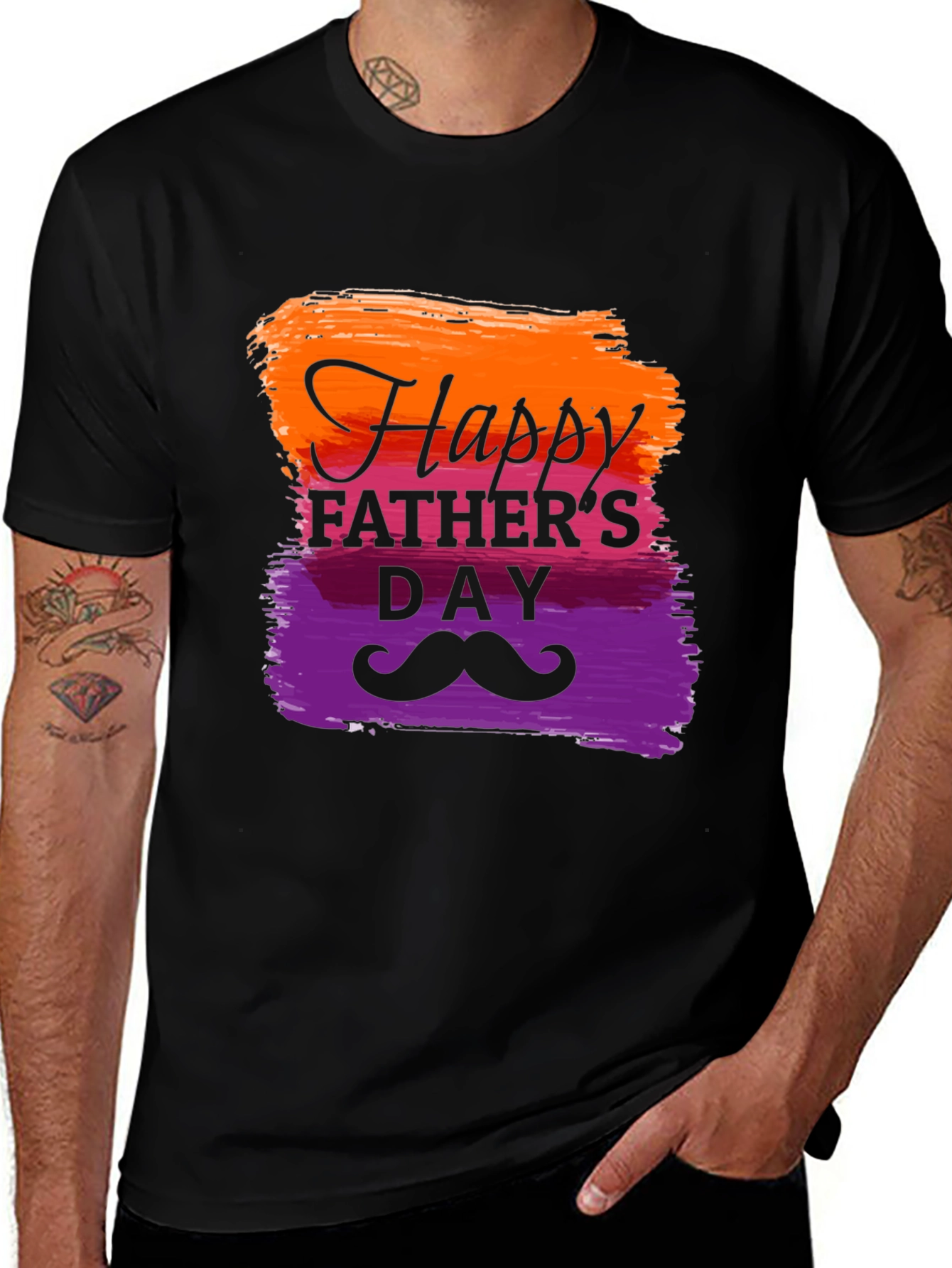Happy Fathers Day T-Shirt - Stylish Dad Tee