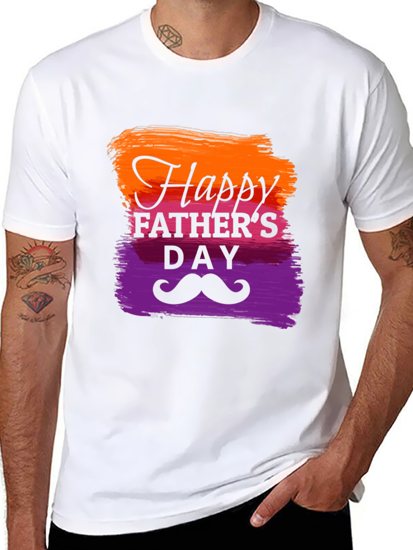 Happy Fathers Day T-Shirt - Stylish Dad Tee