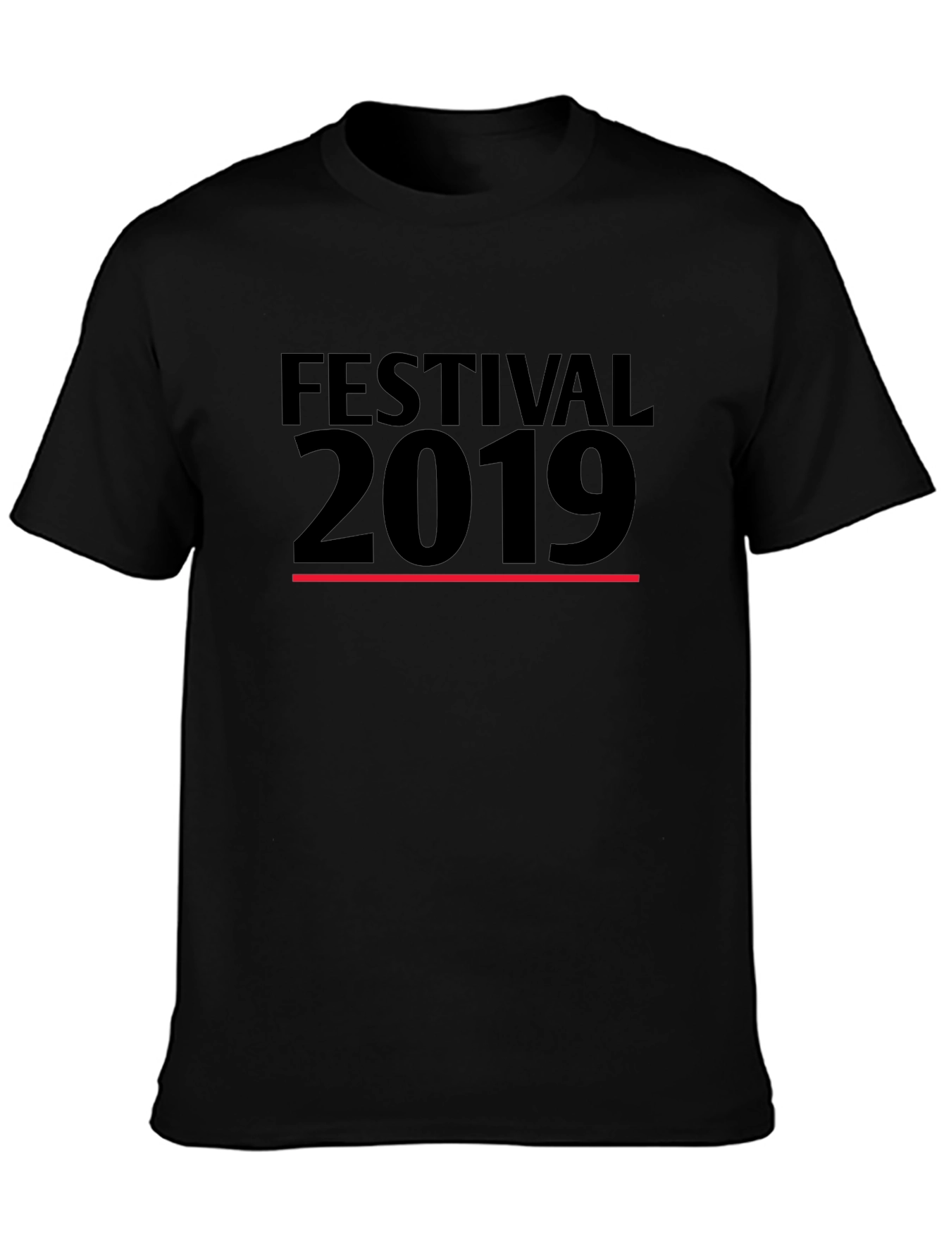 Festival 2019 Black Graphic Tee