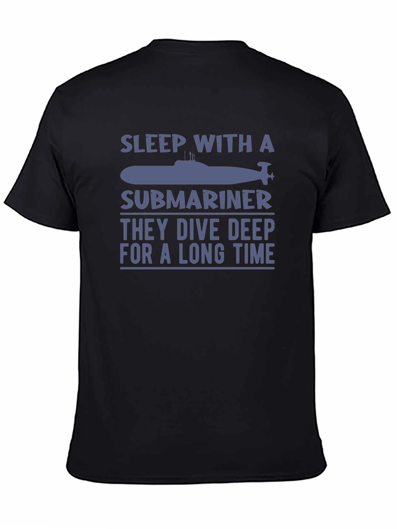 Sleep With A Submariner Black Graphic T-Shirt