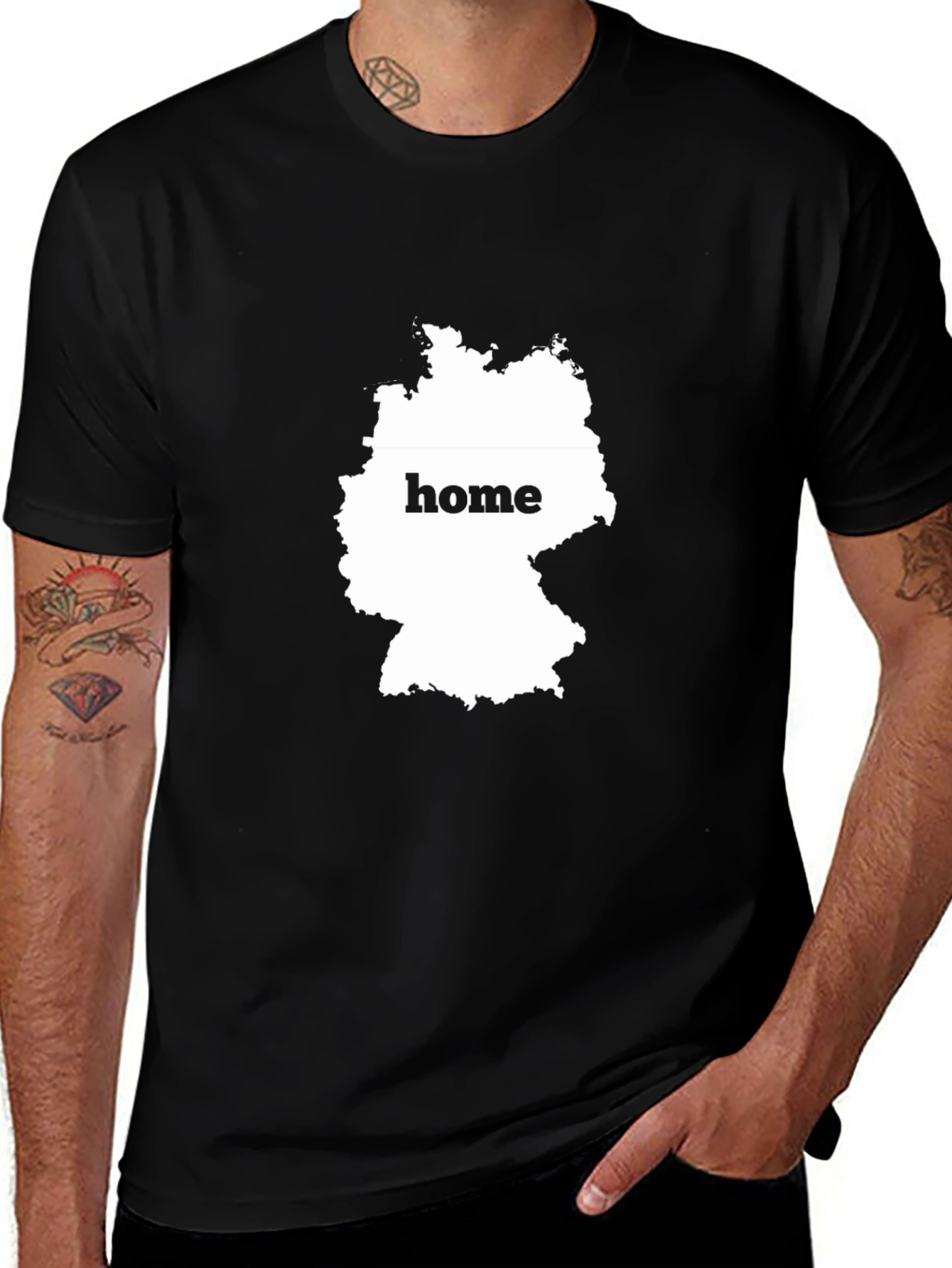 Germany Home T-Shirt - Black