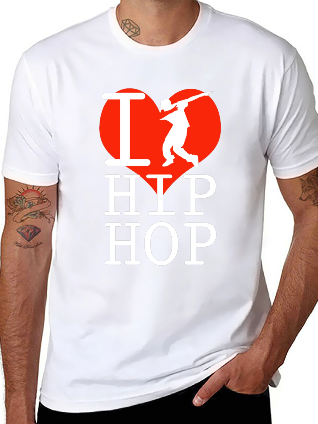 I Heart Hip Hop T-Shirt - Dance Lovers Tee