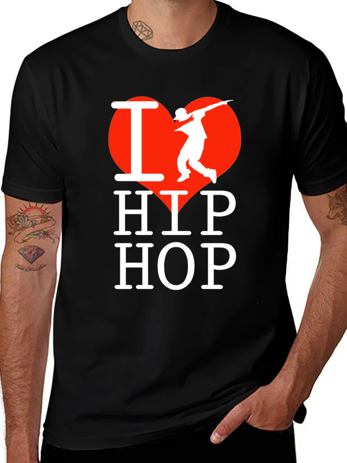 I Heart Hip Hop T-Shirt - Dance Lovers Tee