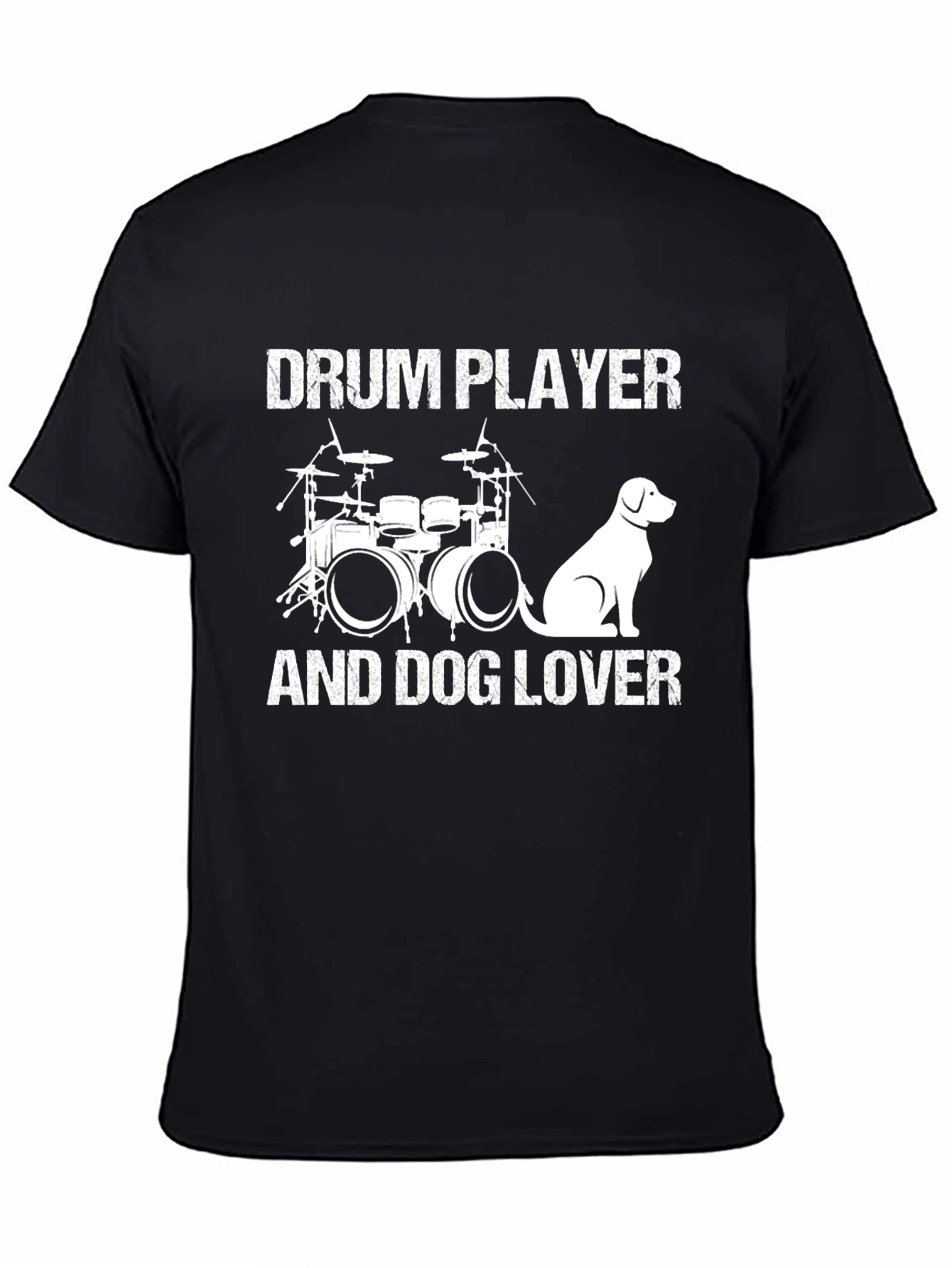 Drum Player and Dog Lover T-Shirt