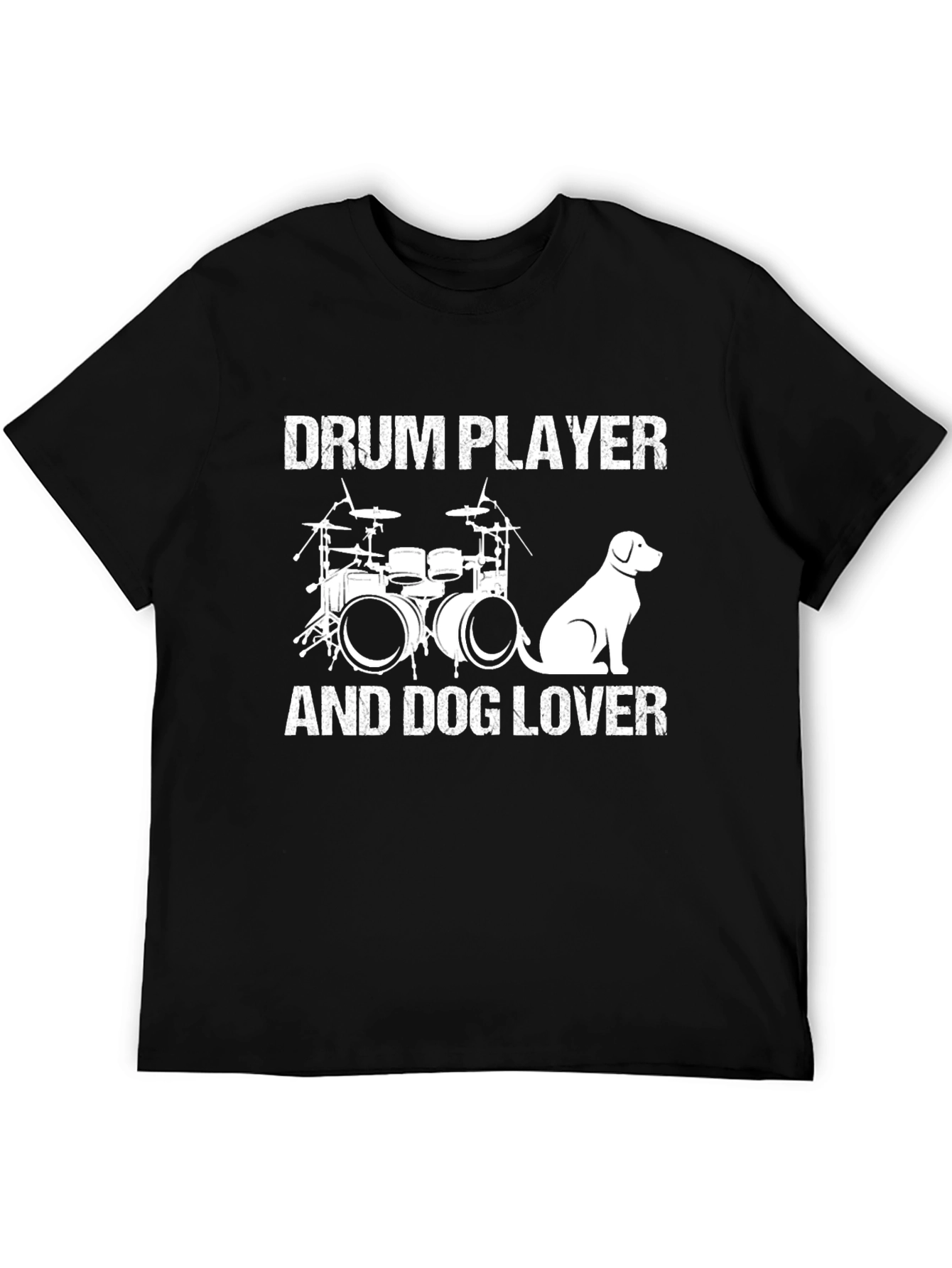 Drum Player and Dog Lover T-Shirt