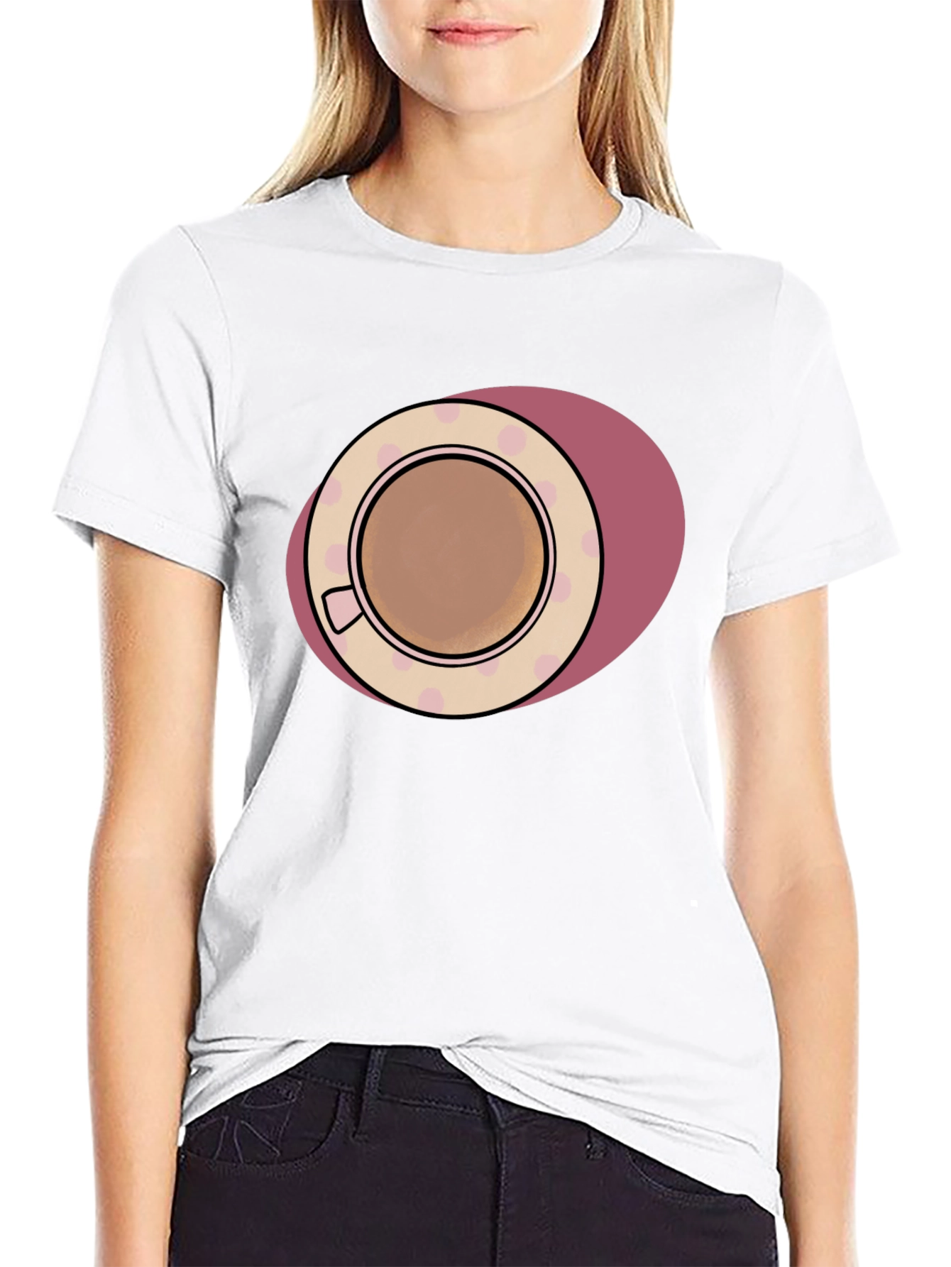 Coffee Cup Graphic T-Shirt - Casual & Stylish