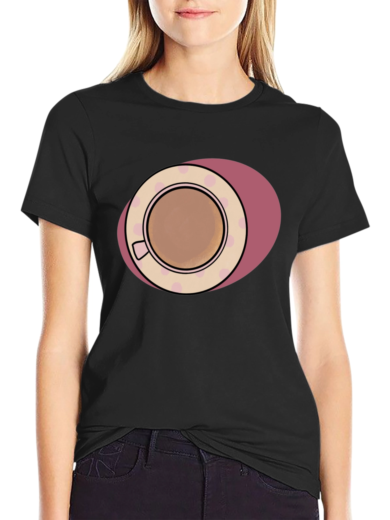 Coffee Cup Graphic T-Shirt - Casual & Stylish