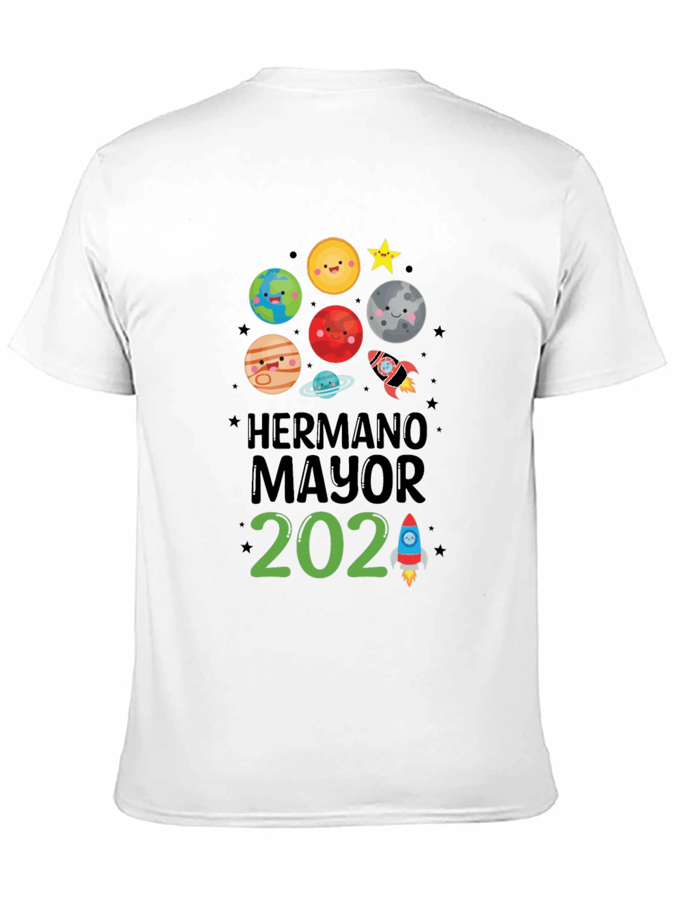 Brother 2024 Space Theme Kids T-Shirt