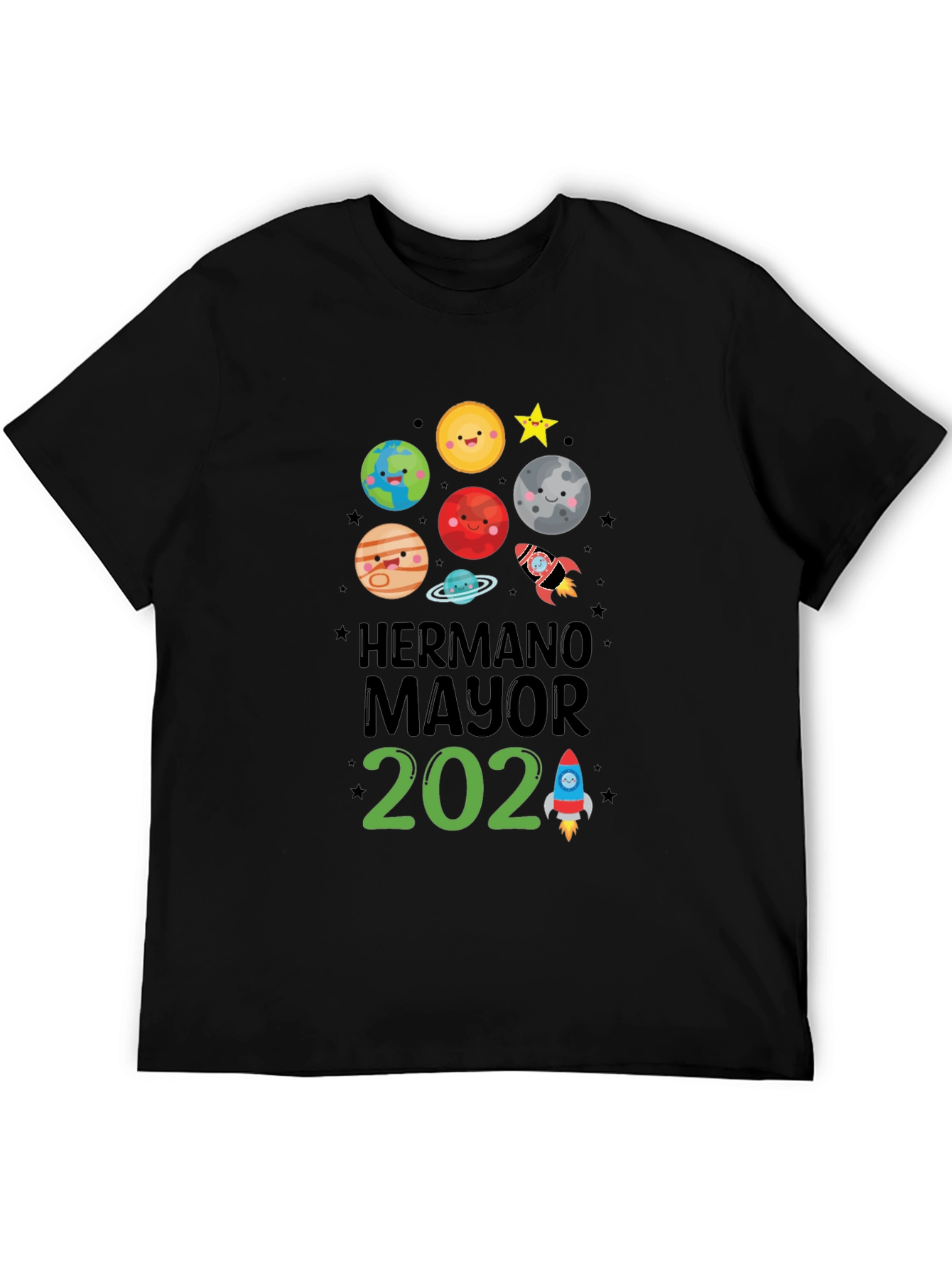 Brother 2024 Space Theme Kids T-Shirt