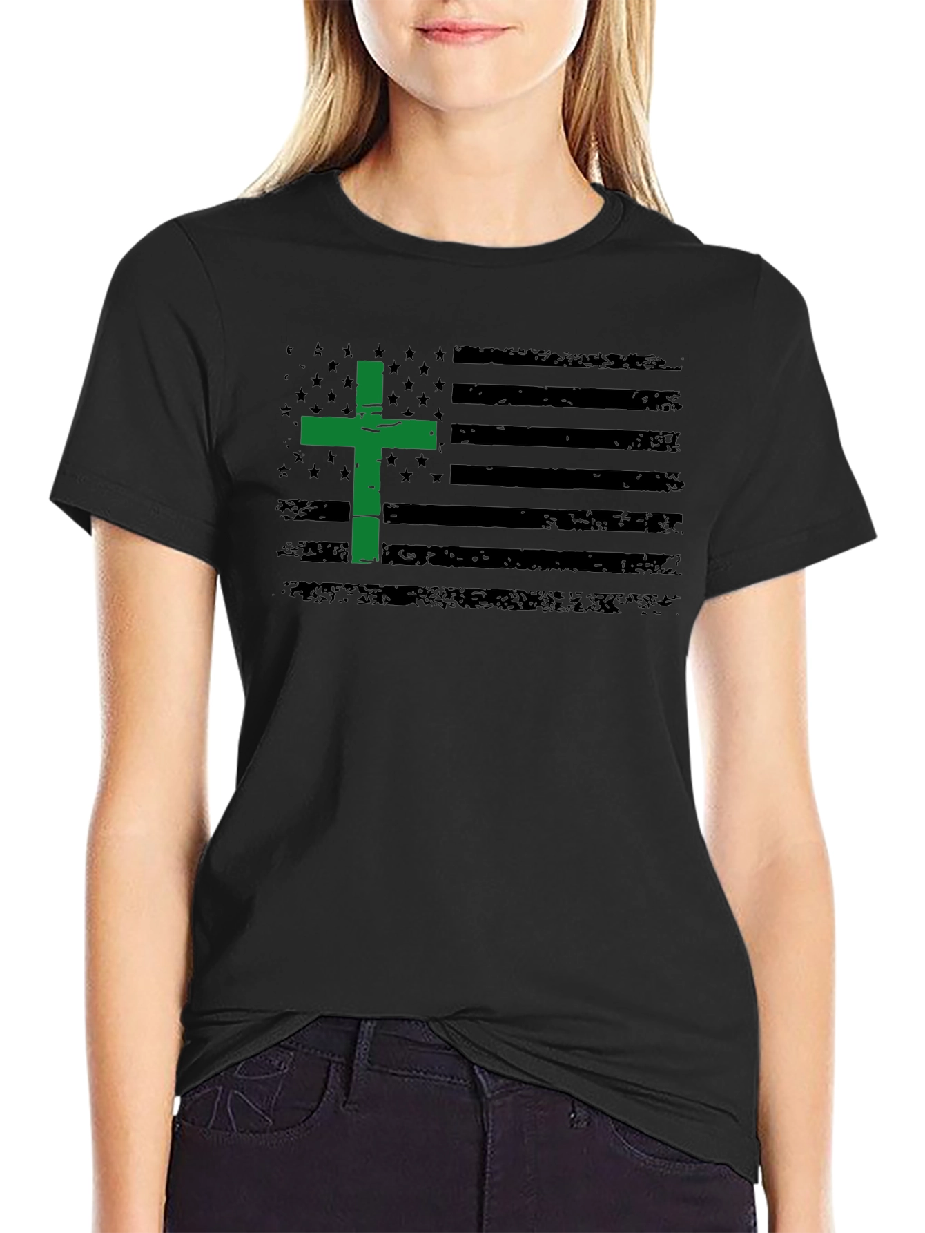 Patriotic Christian Flag T-Shirt