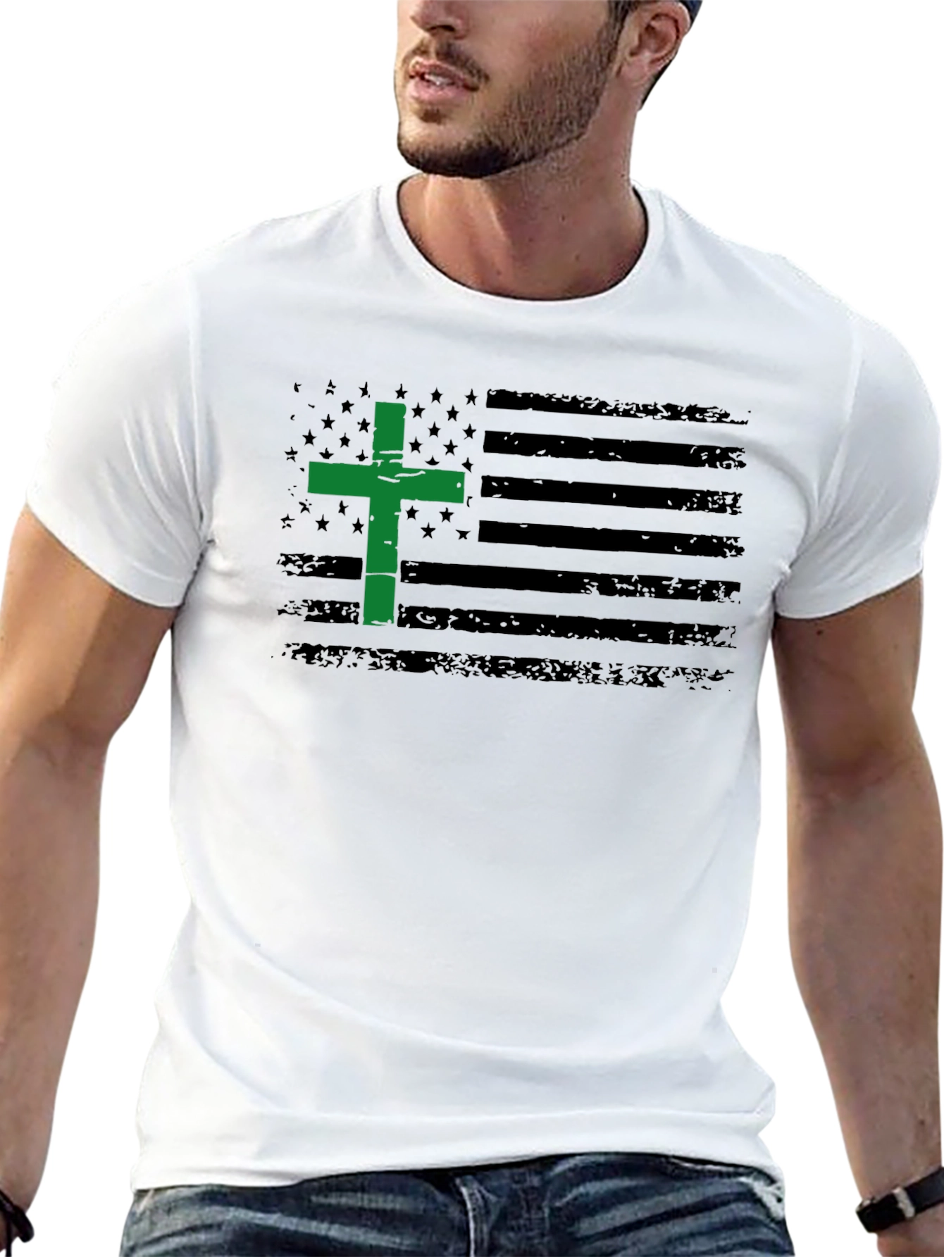 Patriotic Christian Flag T-Shirt