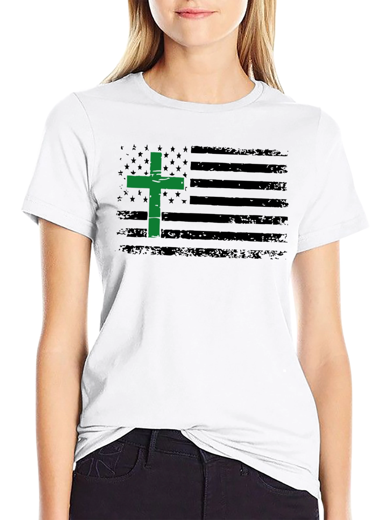 Patriotic Christian Flag T-Shirt