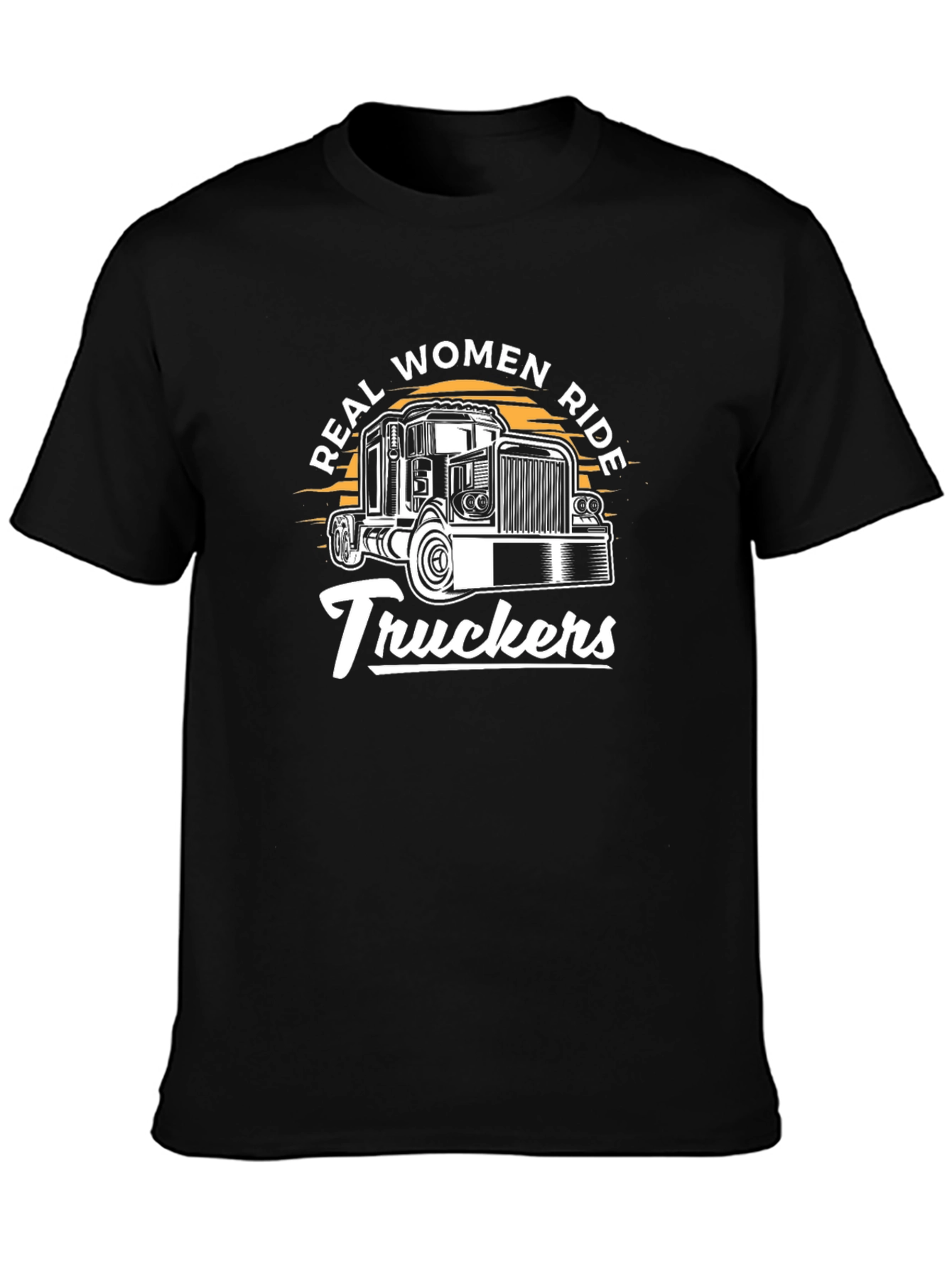 Real Women Ride Truckers Graphic Tee