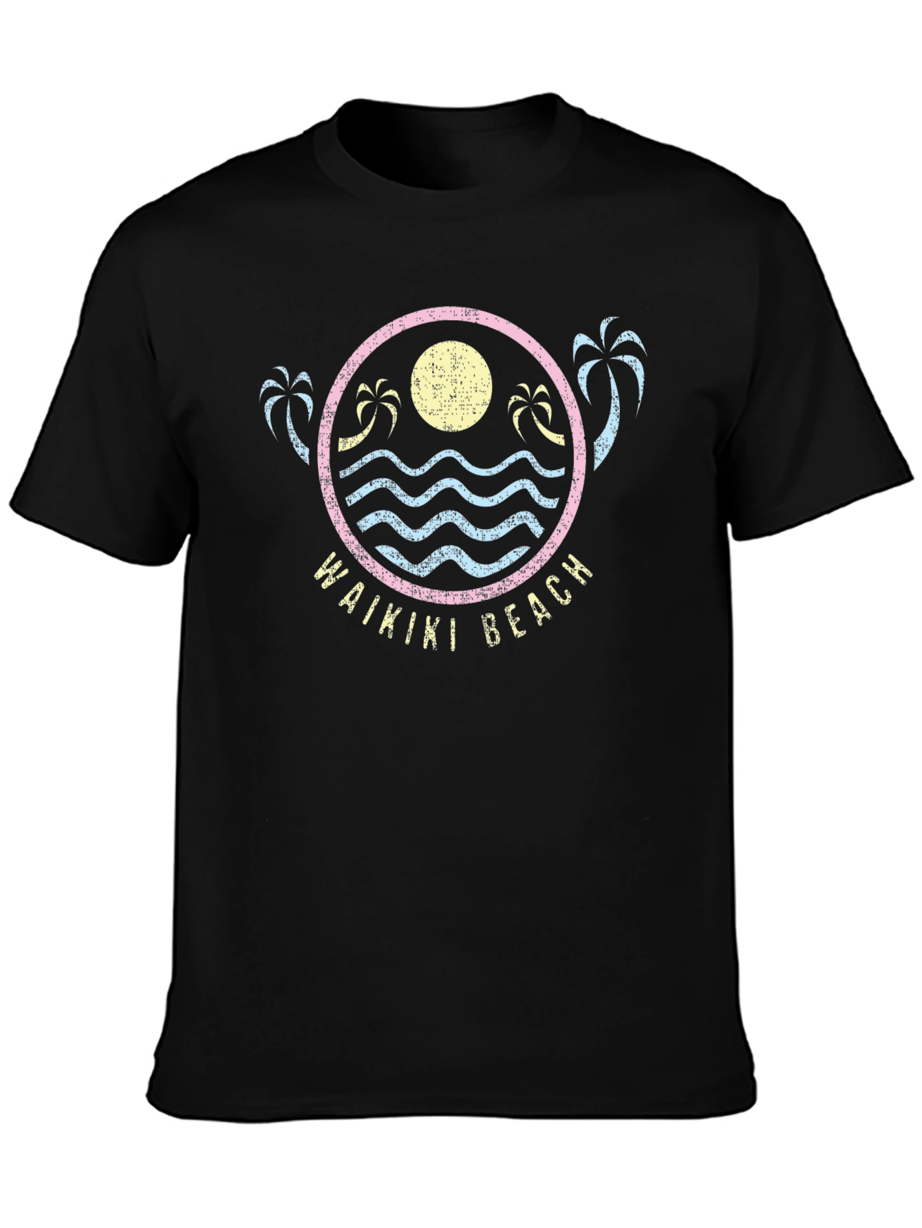 Waikiki Beach Graphic Tee - Island Style