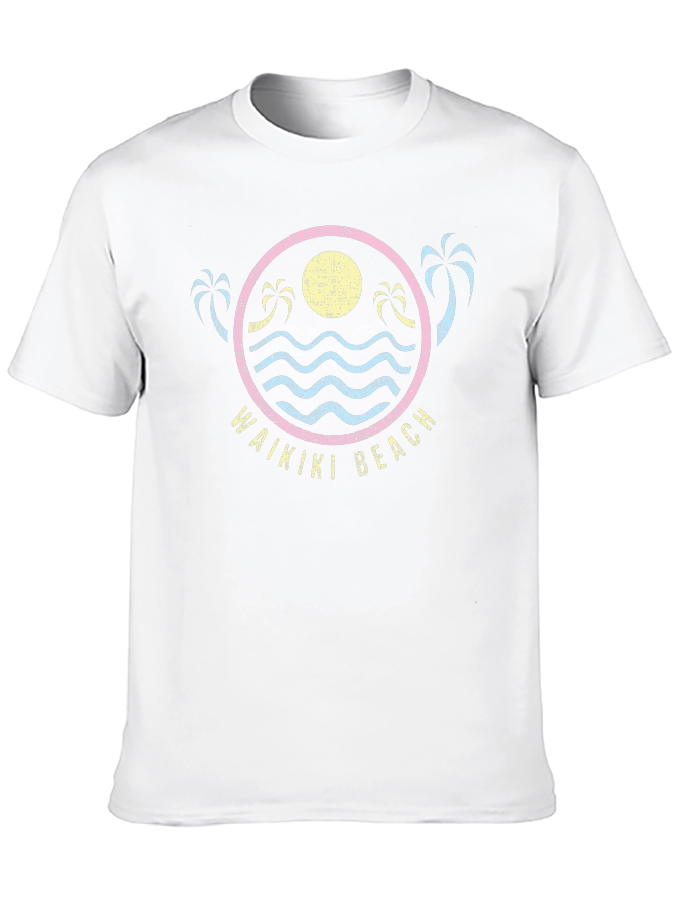 Waikiki Beach Graphic Tee - Island Style