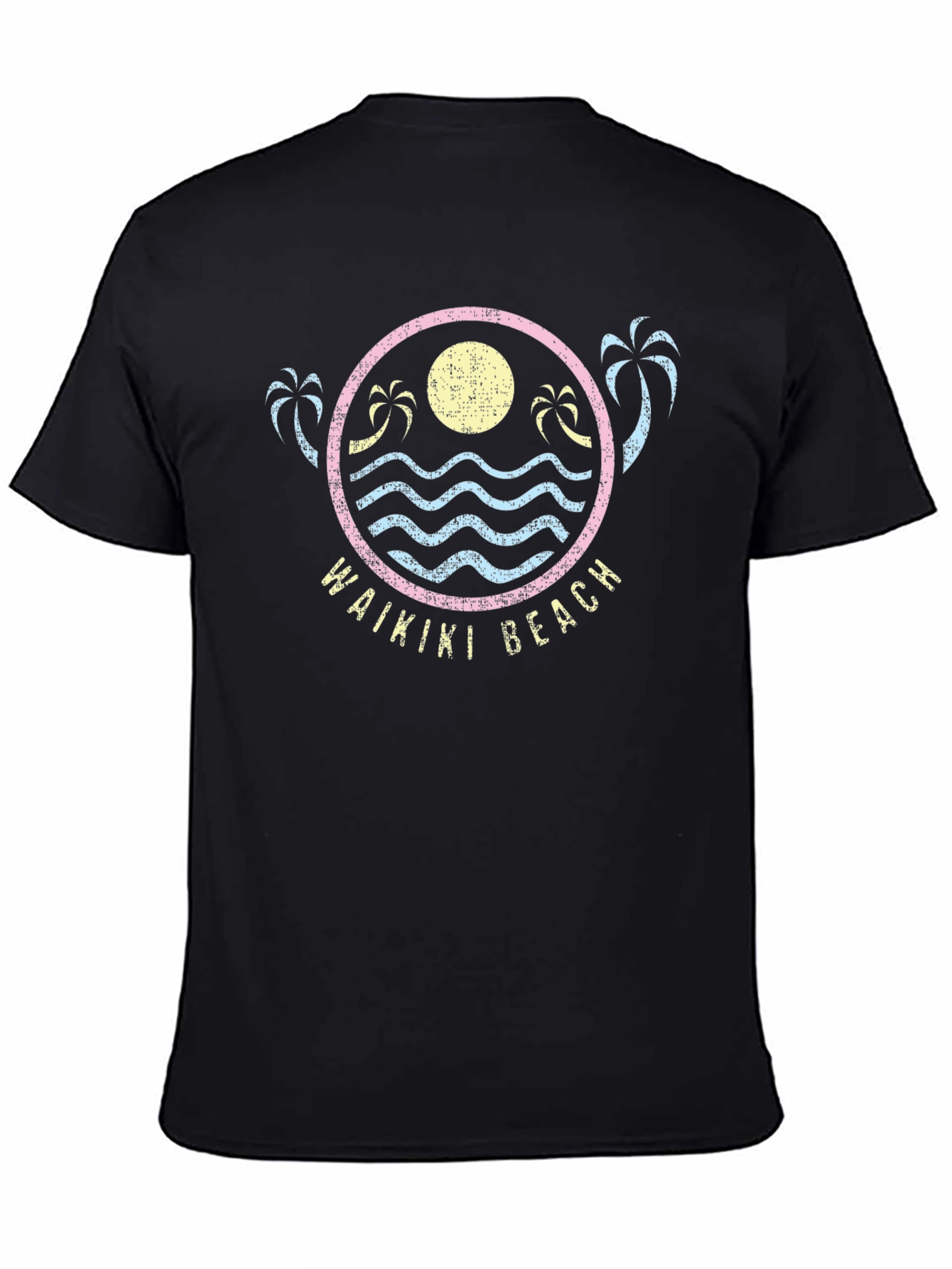 Waikiki Beach Graphic Tee - Island Style