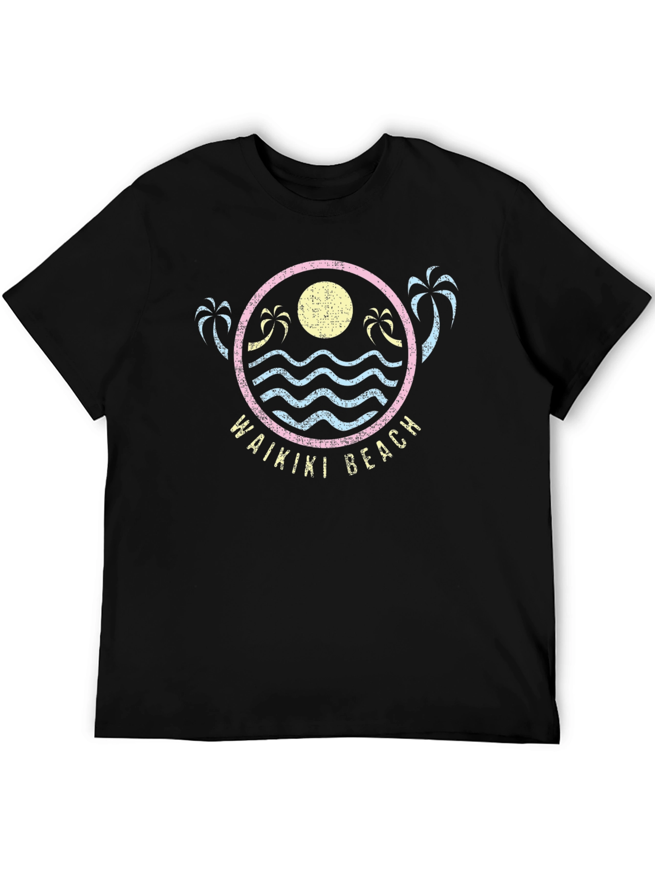 Waikiki Beach Graphic Tee - Island Style