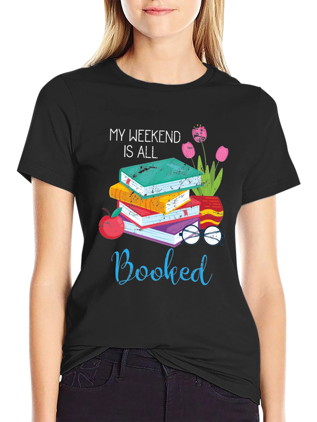 Booked Weekend T-Shirt - Reading Lover Apparel