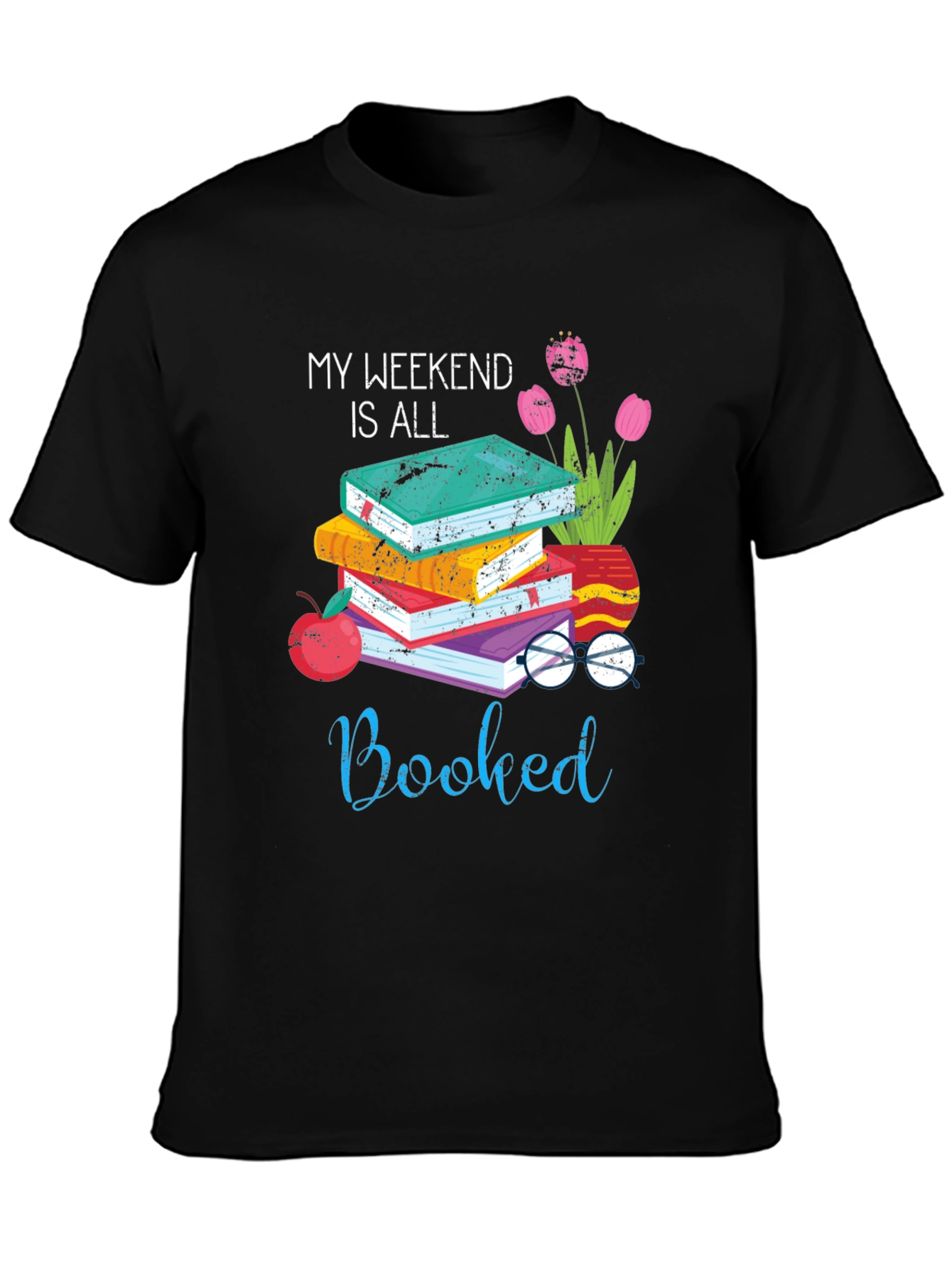 Booked Weekend T-Shirt - Reading Lover Apparel