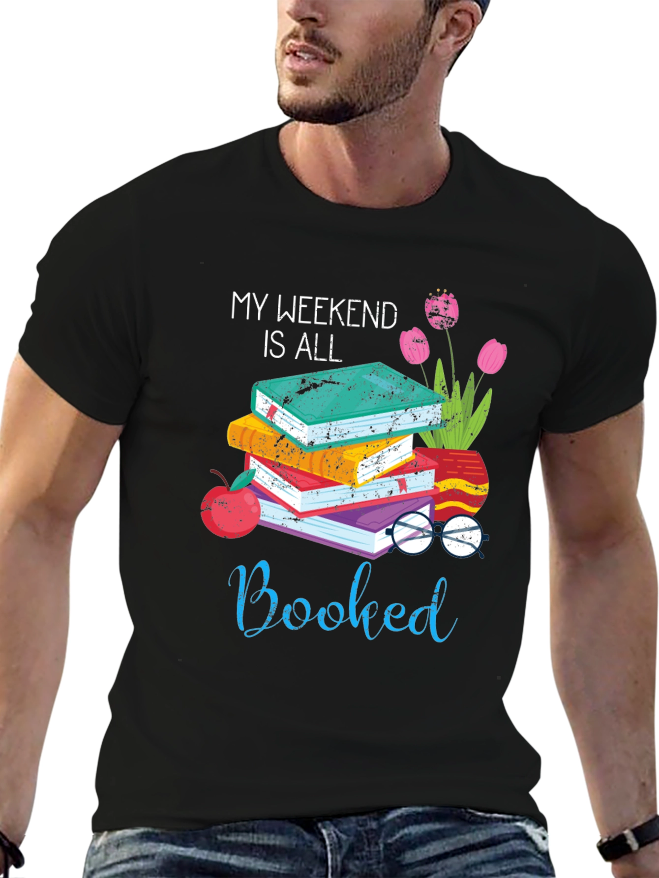 Booked Weekend T-Shirt - Reading Lover Apparel