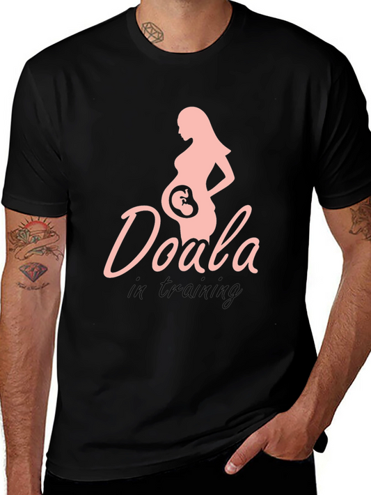 Doula in Training T-Shirt Maternity Design Black