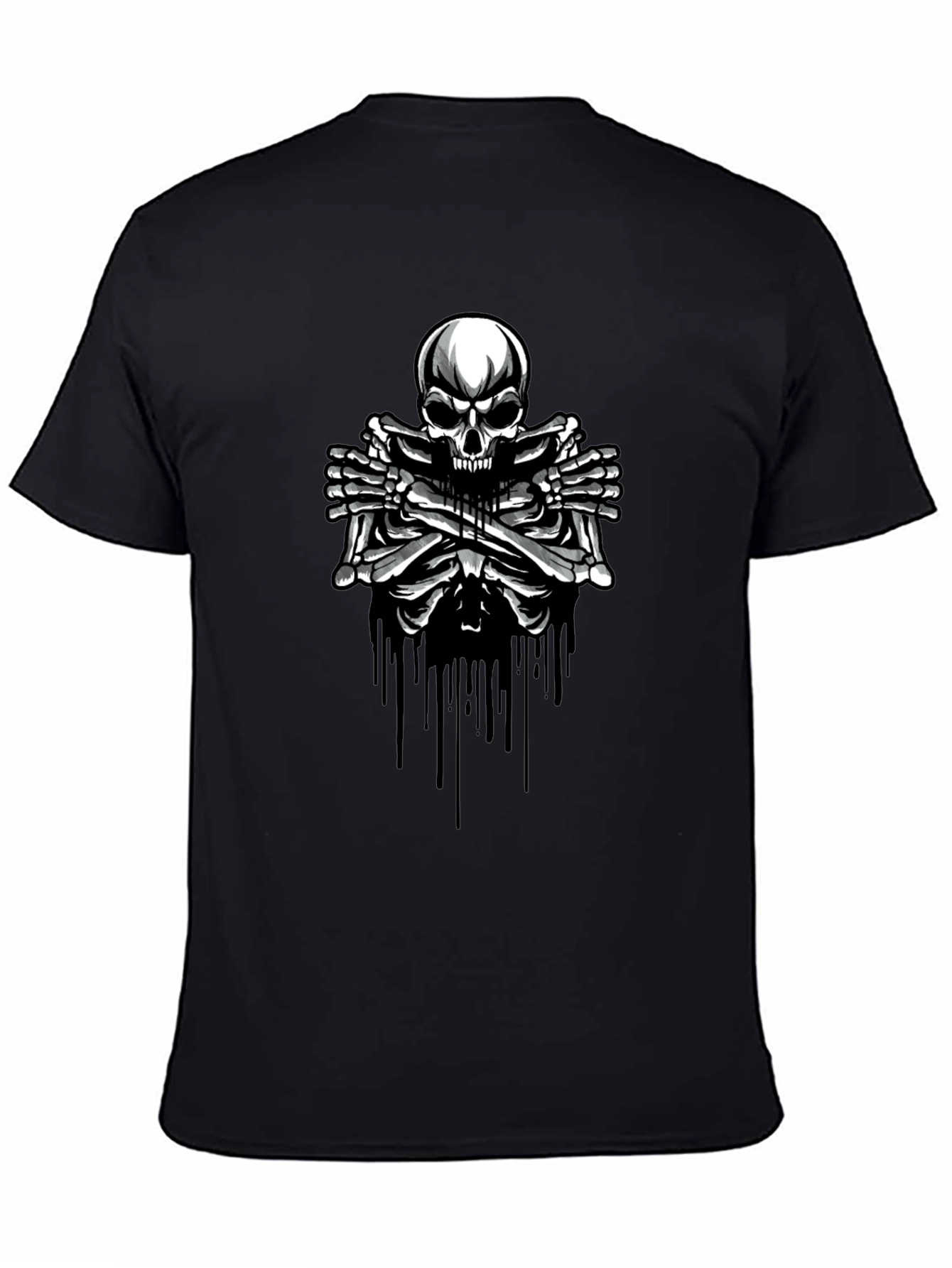 Skull & Bones Graphic T-Shirt - Edgy Style