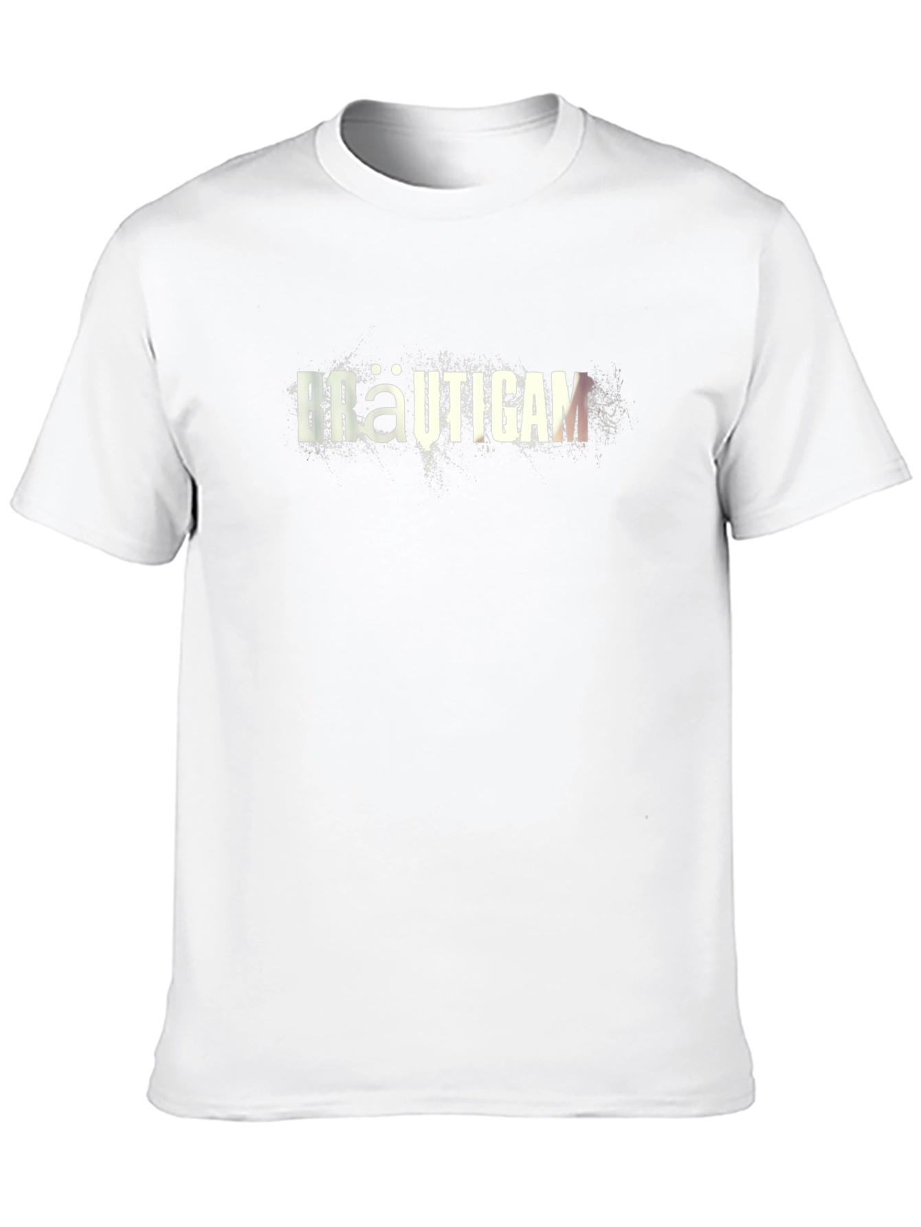 Bräutigam Mens Black Graphic T-Shirt