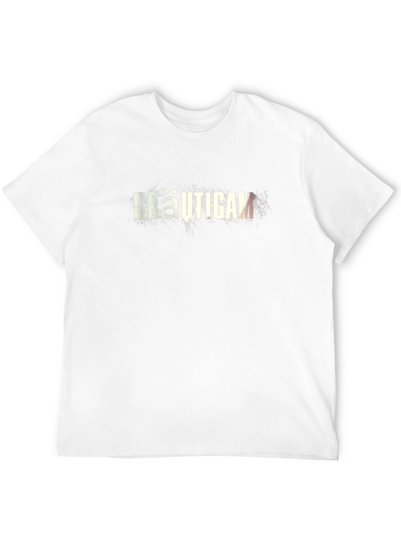Bräutigam Mens Black Graphic T-Shirt