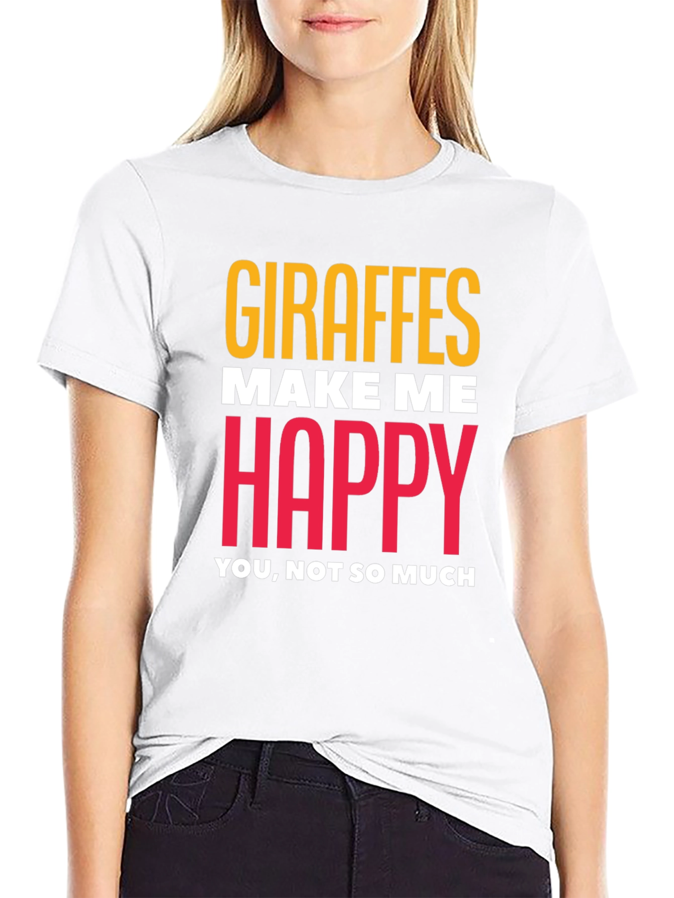 Giraffe Lover T-Shirt - Humorous Graphic Tee