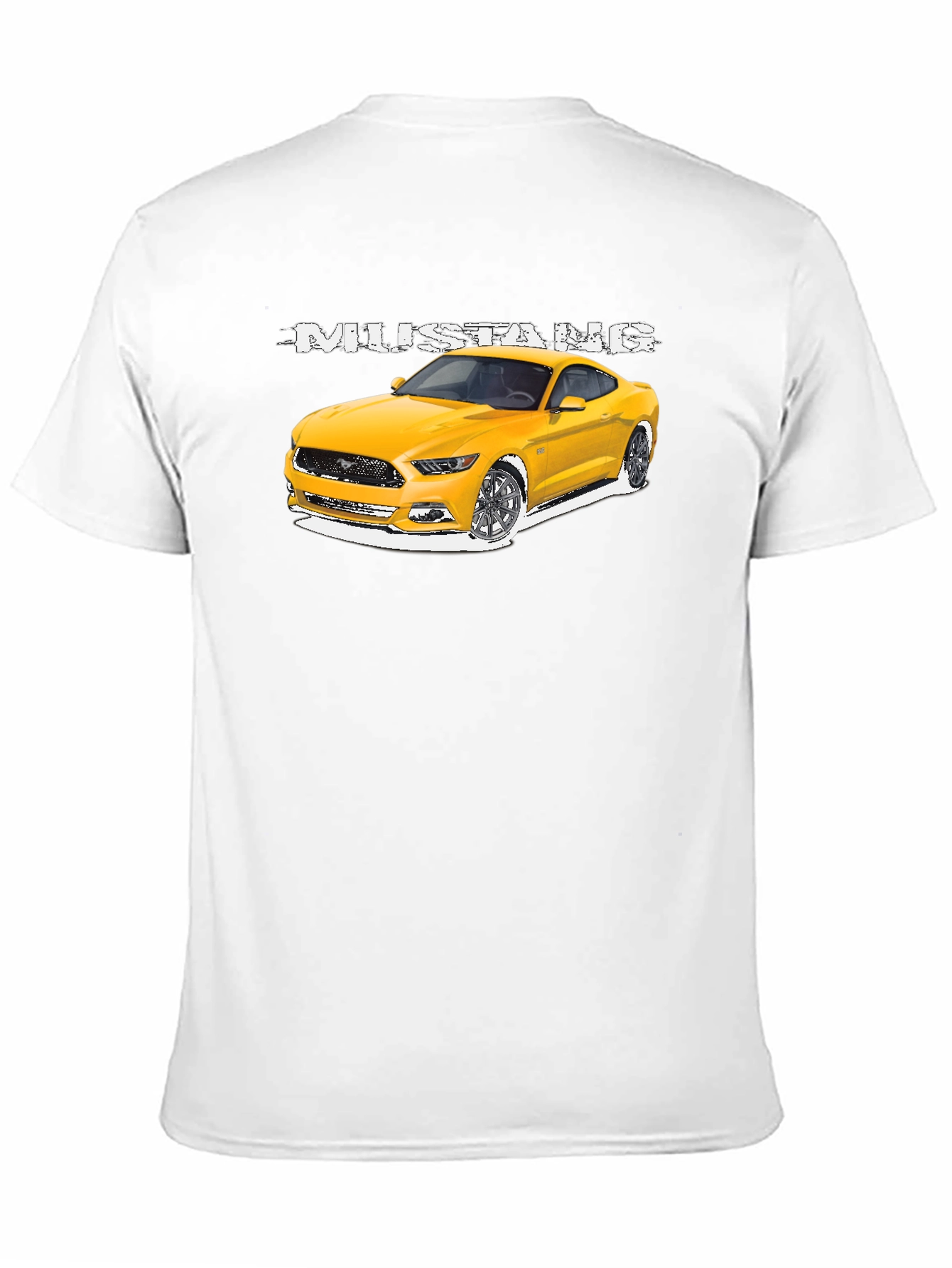 Mustang Graphic Print Black T-Shirt