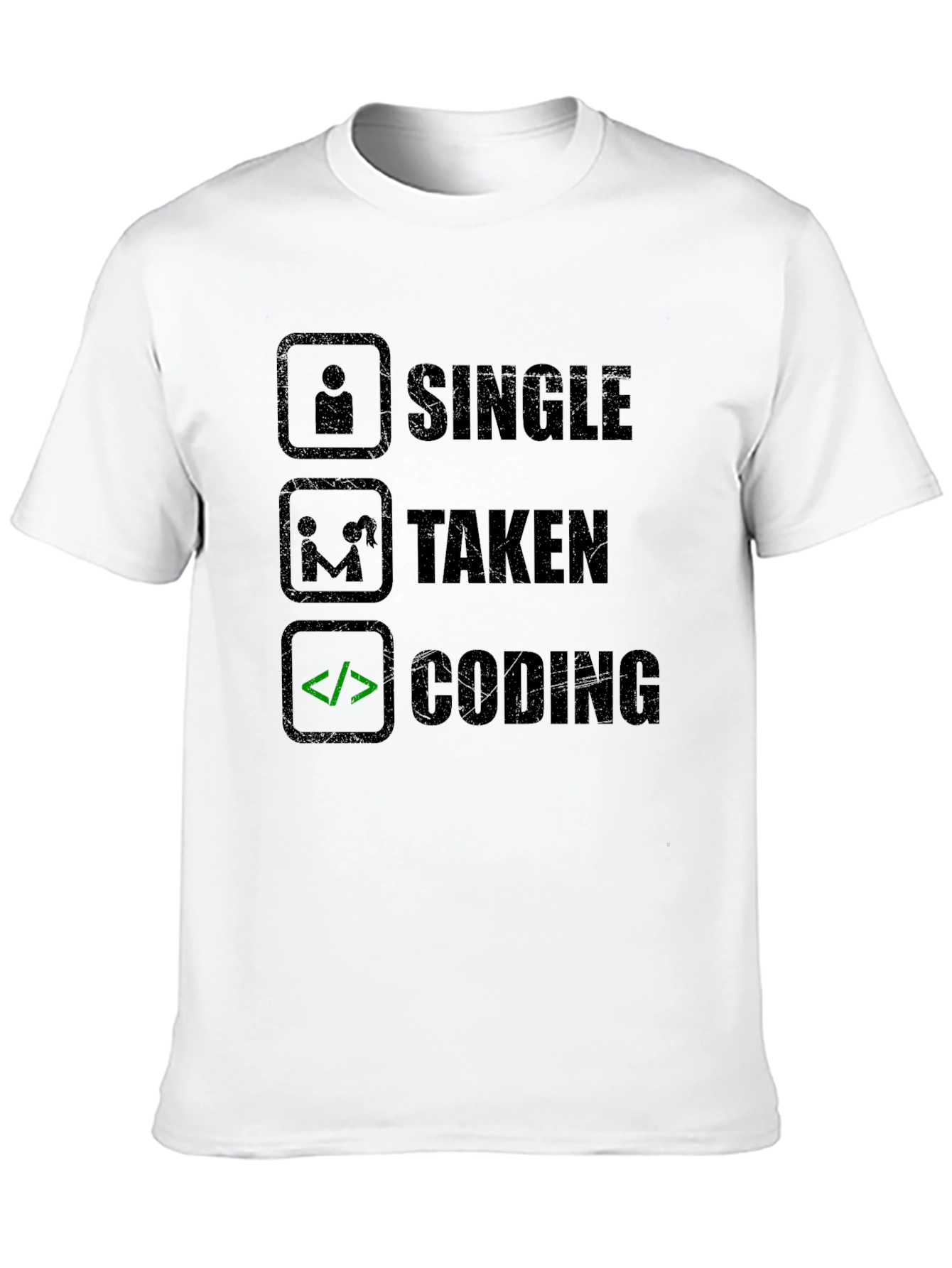 Coding Relationship Status T-Shirt - Programmer Humor